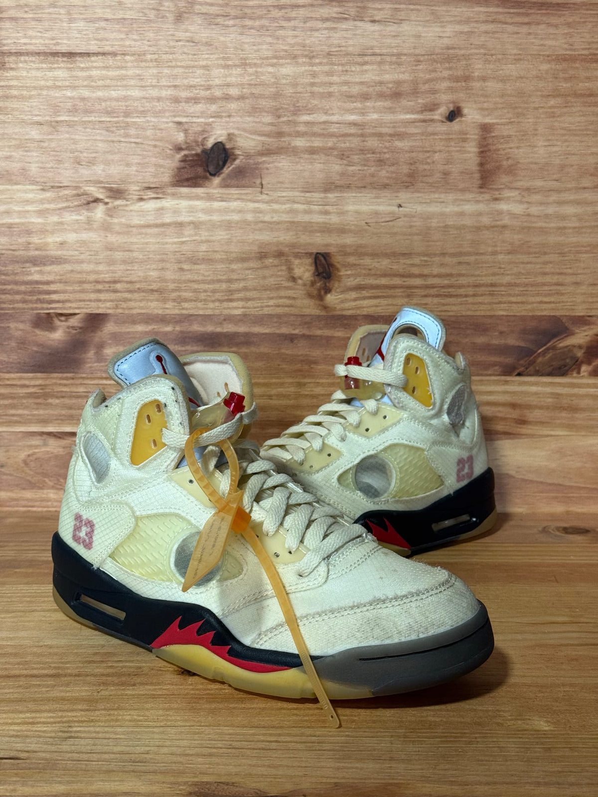 Jordan 5 Retro Off-White Sail - Size 7