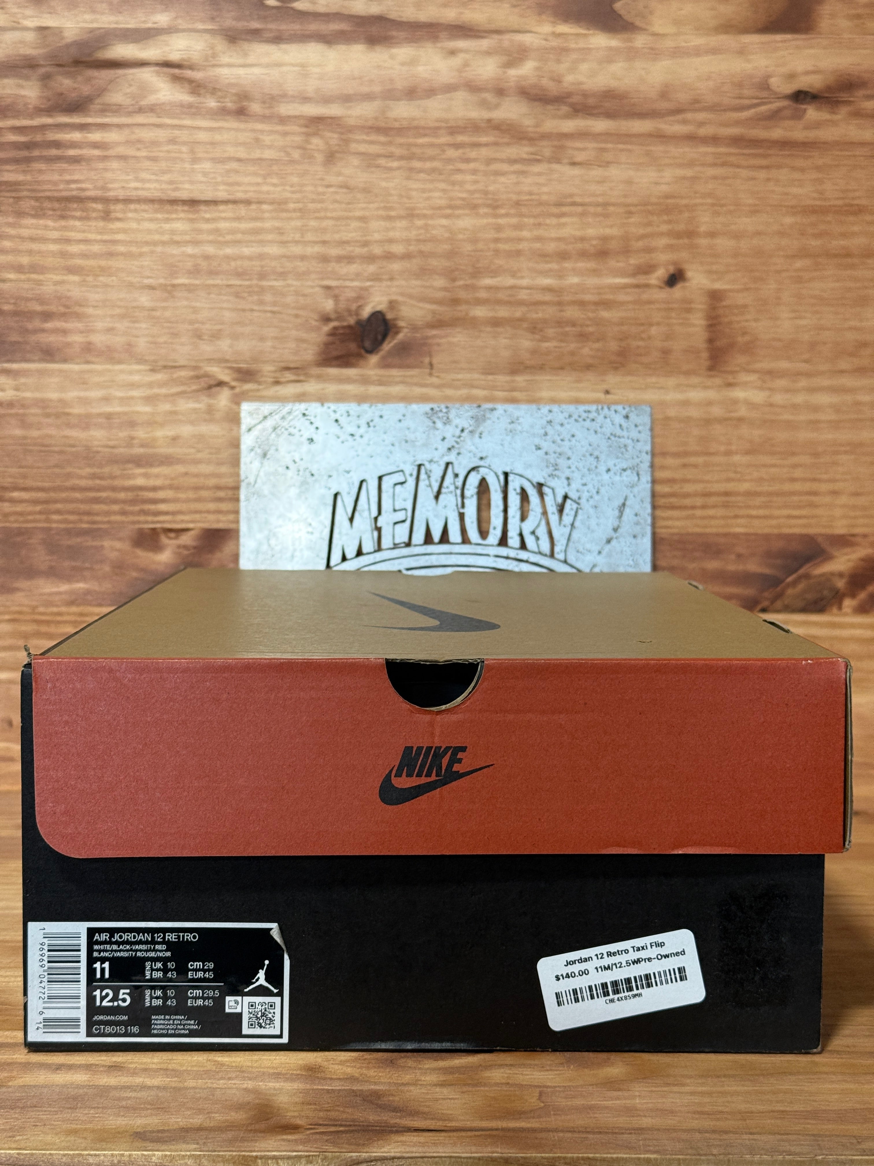 Jordan 12 Retro Taxi Flip