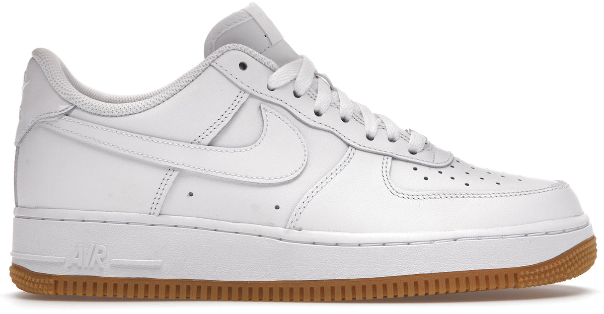 Nike Air Force 1 Low '07 White Gum - Size 8
