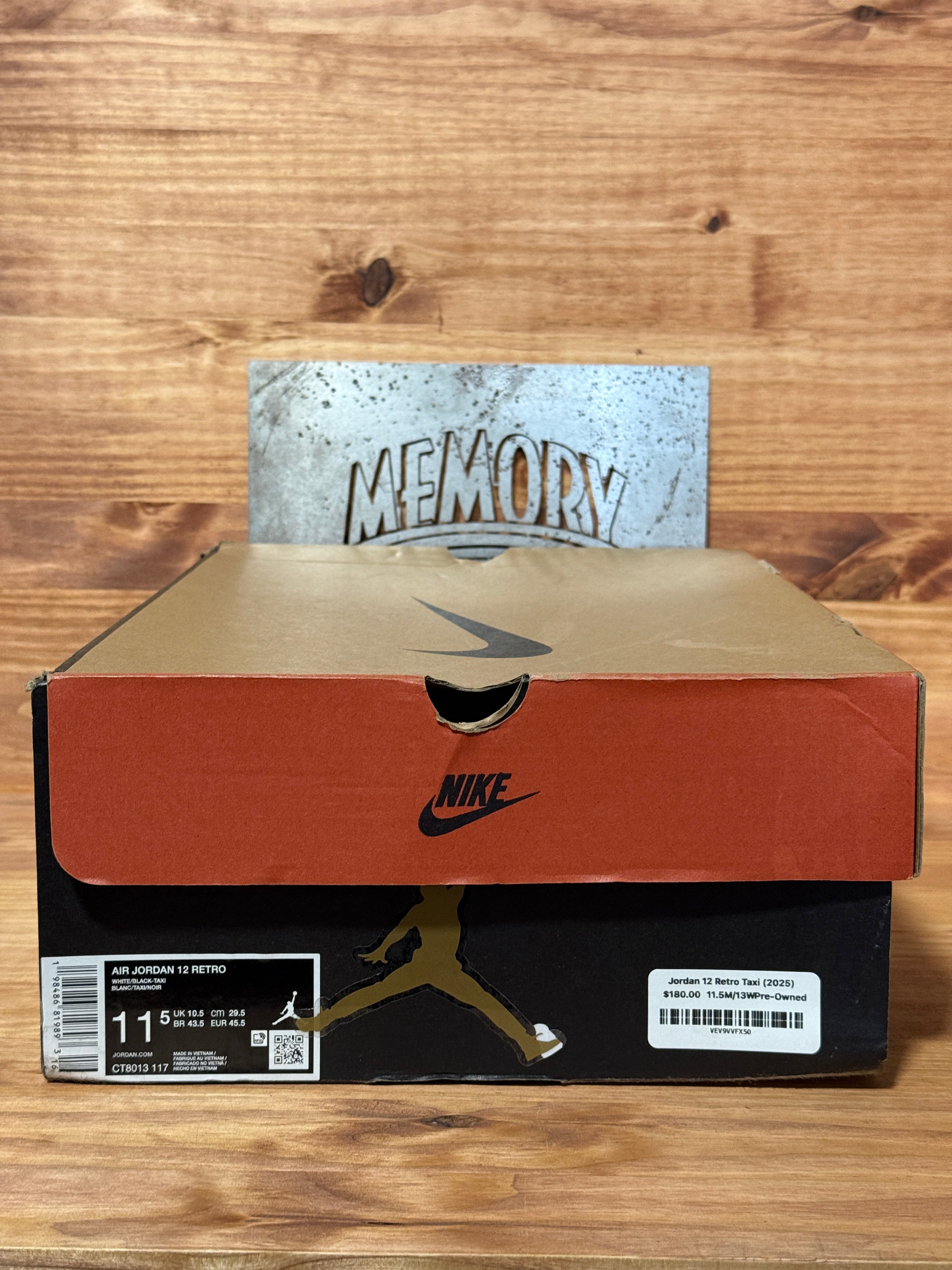 Jordan 12 Retro Taxi (2025)