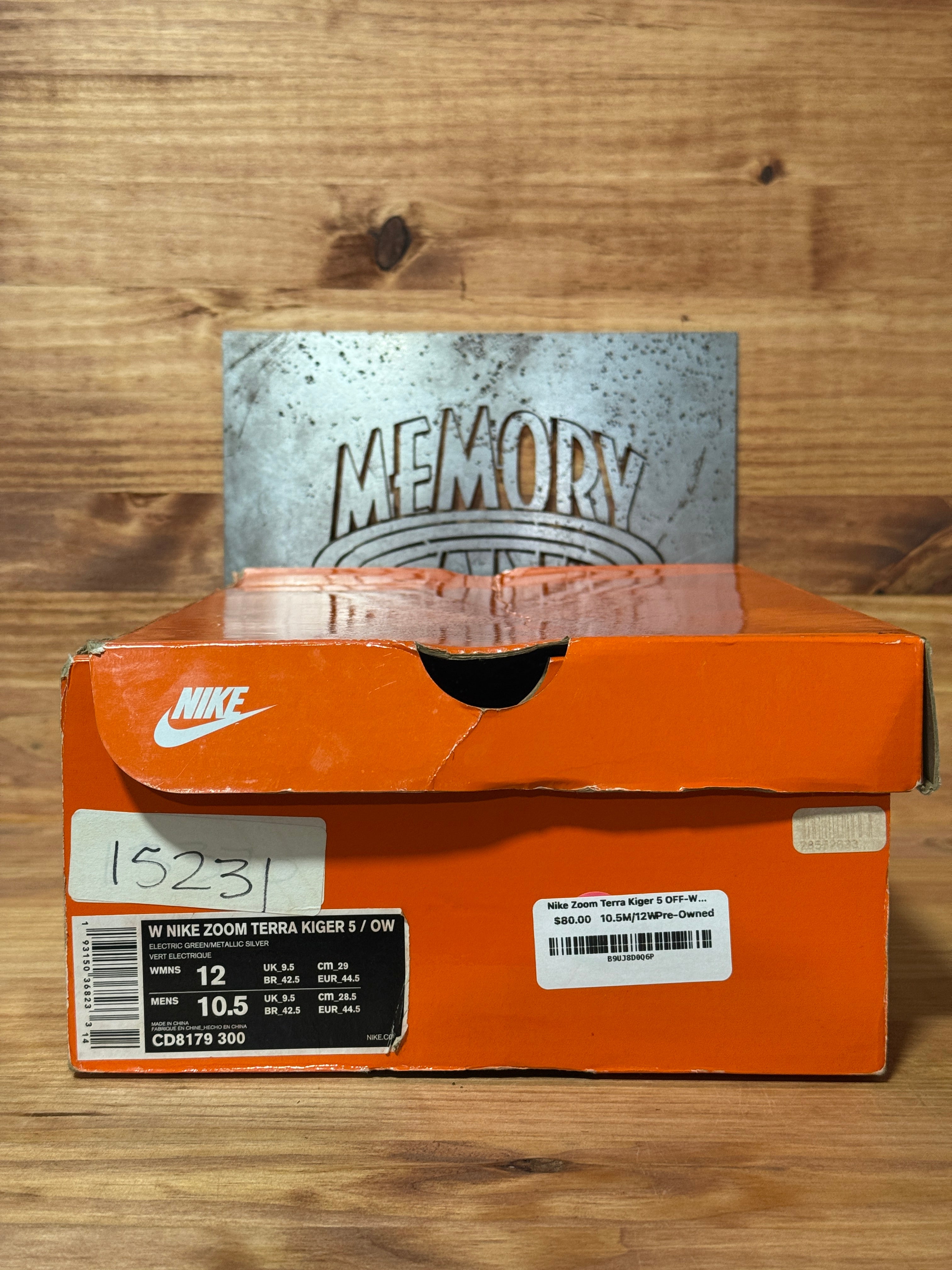 Nike Zoom Terra Kiger 5 OFF-WHITE Electric Green (Women's)