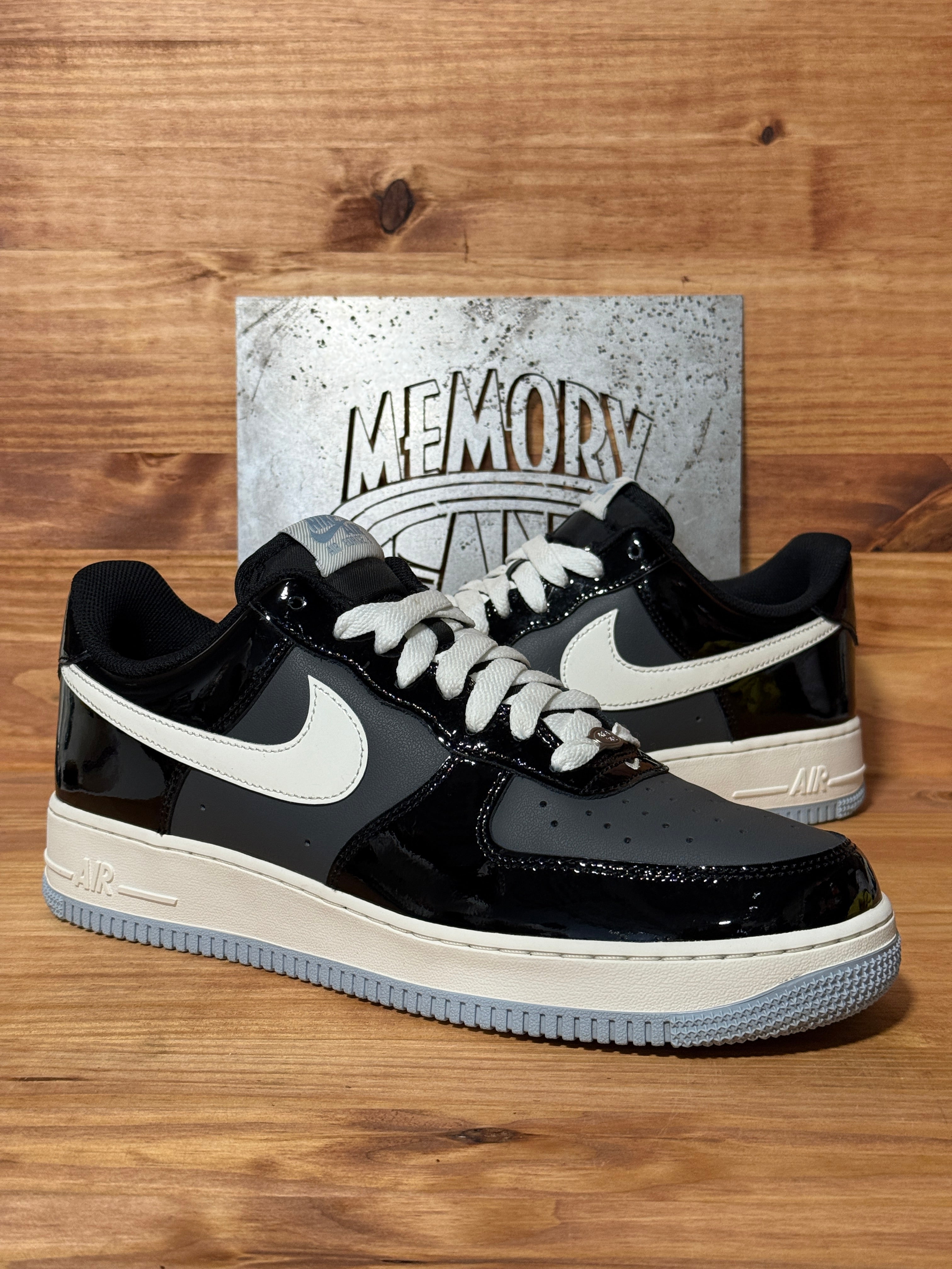 Nike Air Force 1 Low Black Iron Grey Patent