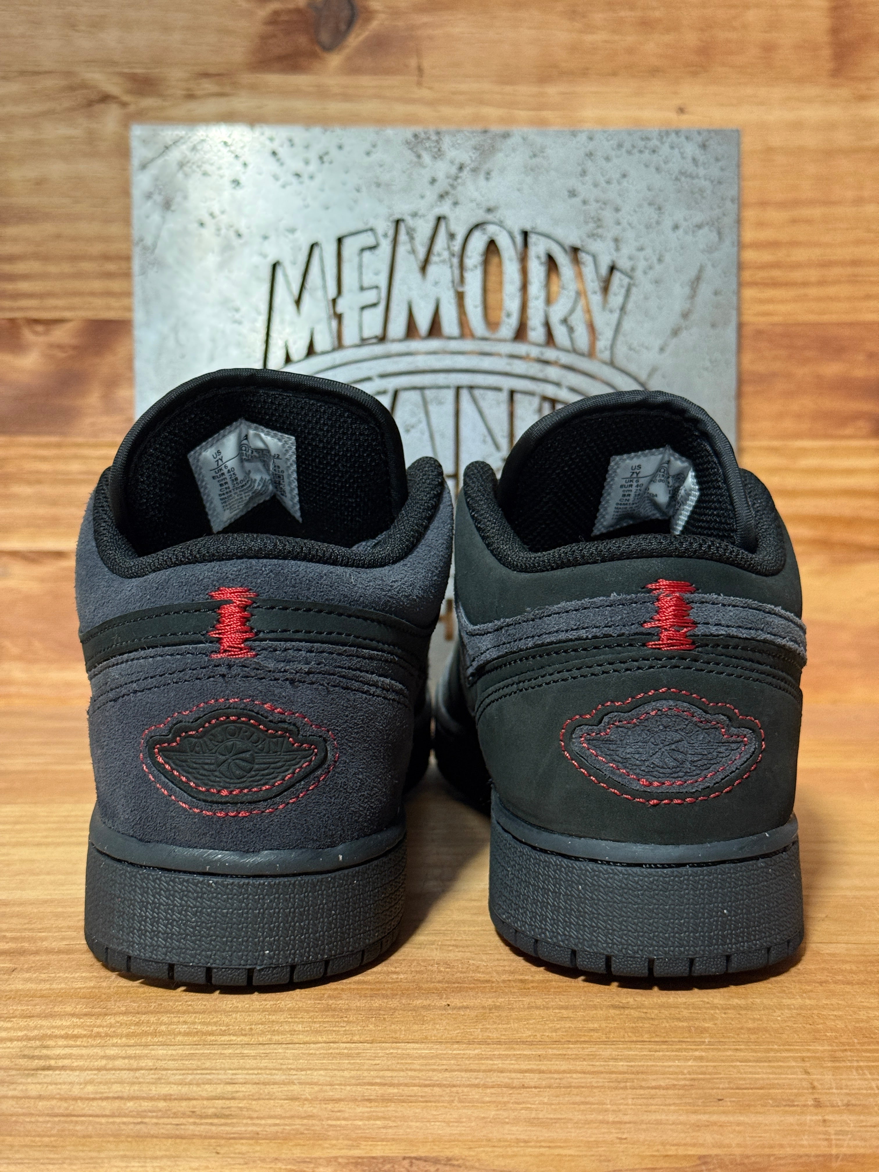 Jordan 1 Low SE Craft Dark Smoke Red (GS)
