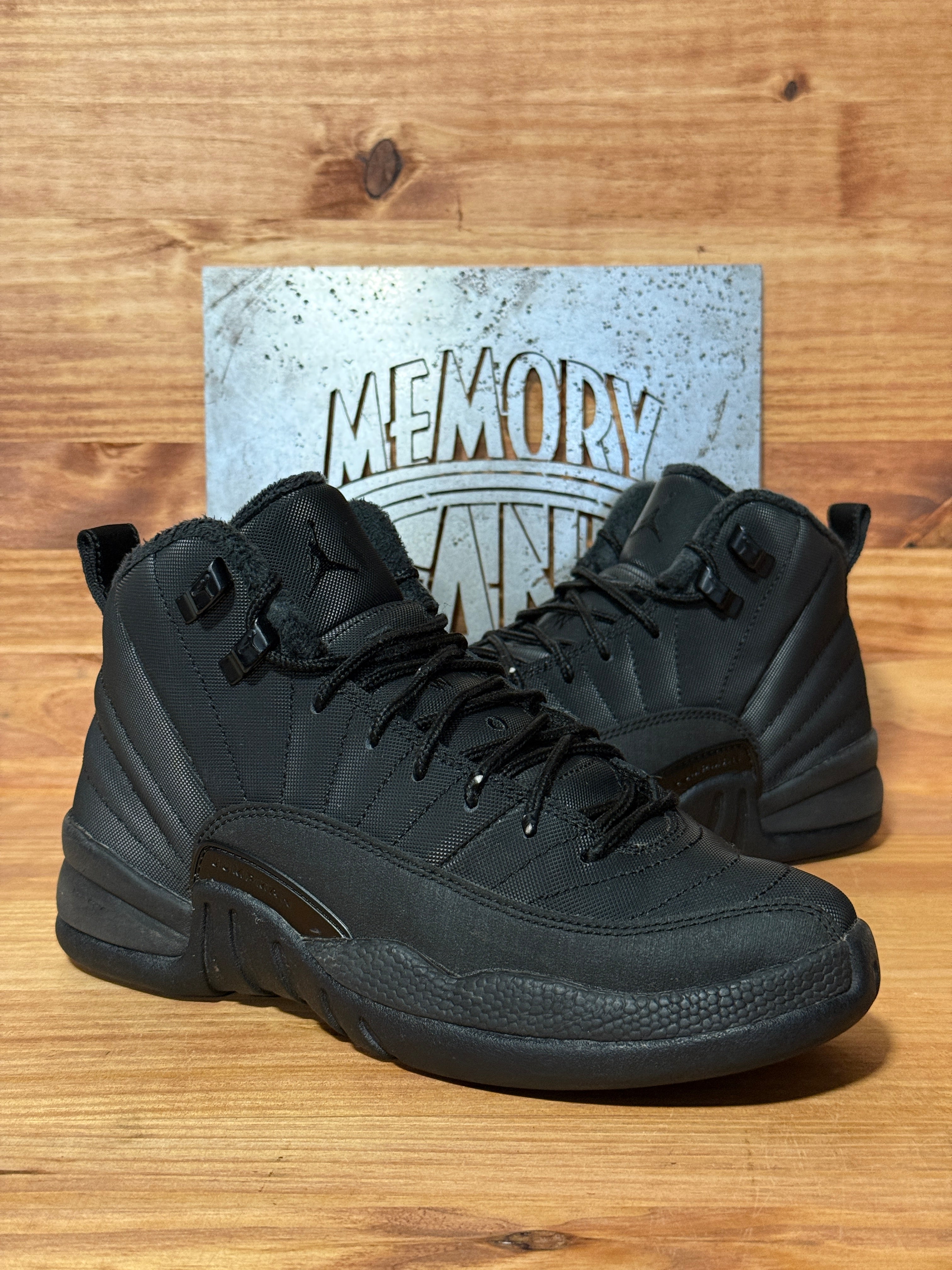 Jordan 12 Retro Winter Black (GS)