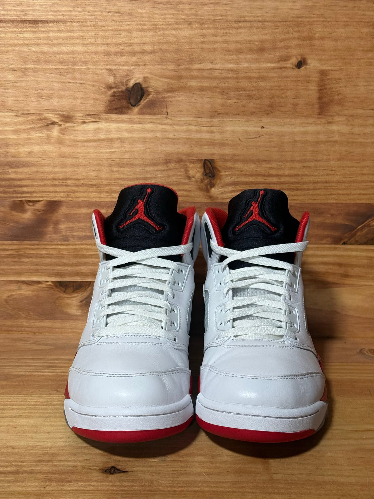 Jordan 5 Retro Fire Red Black Tongue (2025) Size 10.5