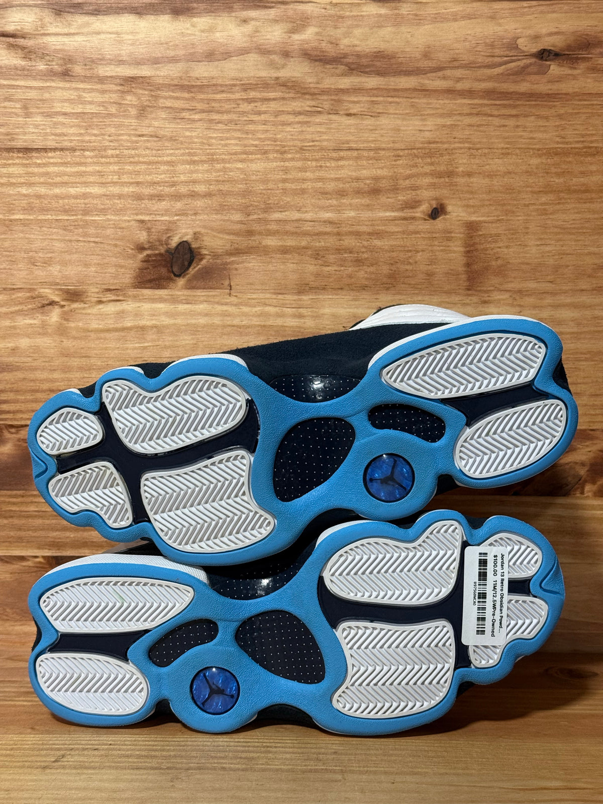 Jordan 13 Retro Obsidian Powder Blue White