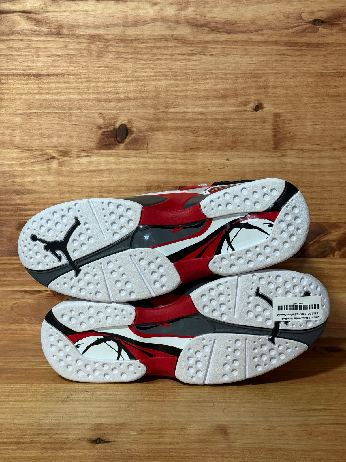 Jordan 8 Retro White True Red (2025) - Size 12