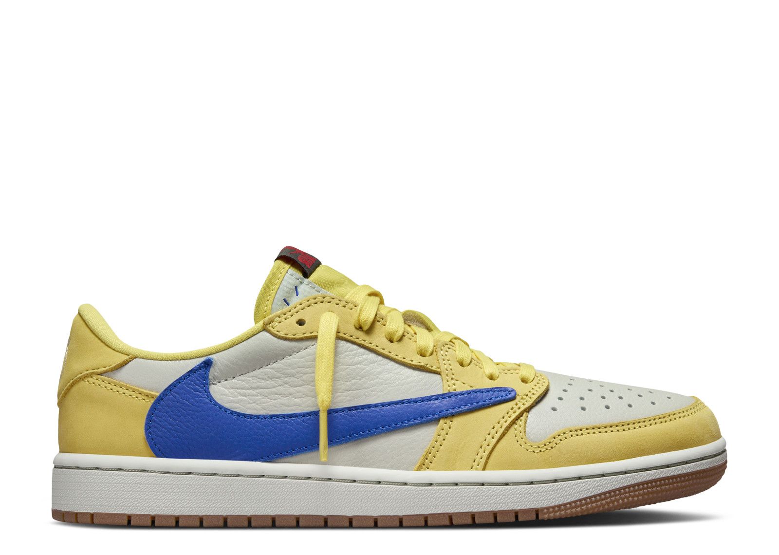 Travis Scott x Wmns Air Jordan 1 Retro Low OG SP Canary Sample