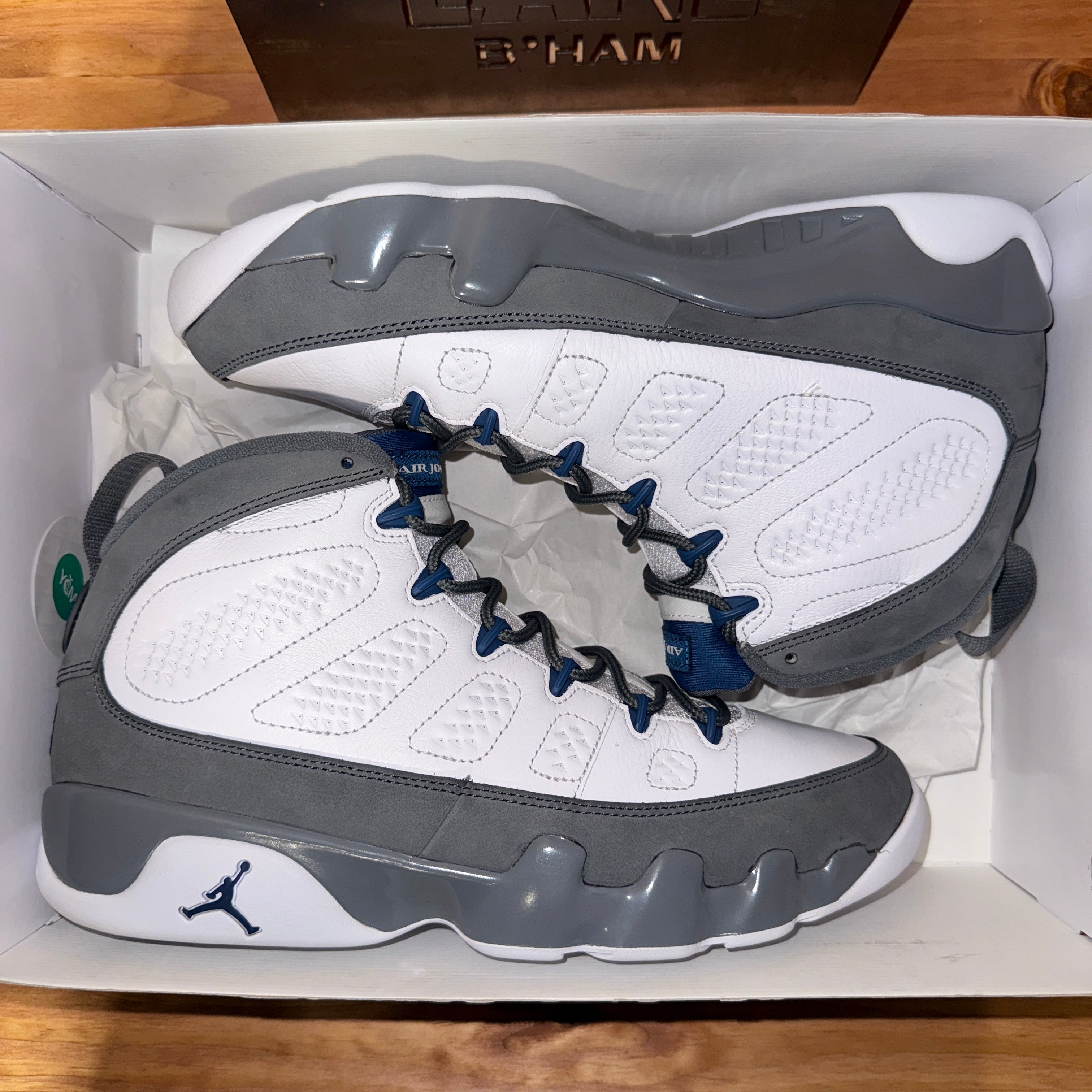 Jordan 9 Retro Flint Grey French Blue (2026)