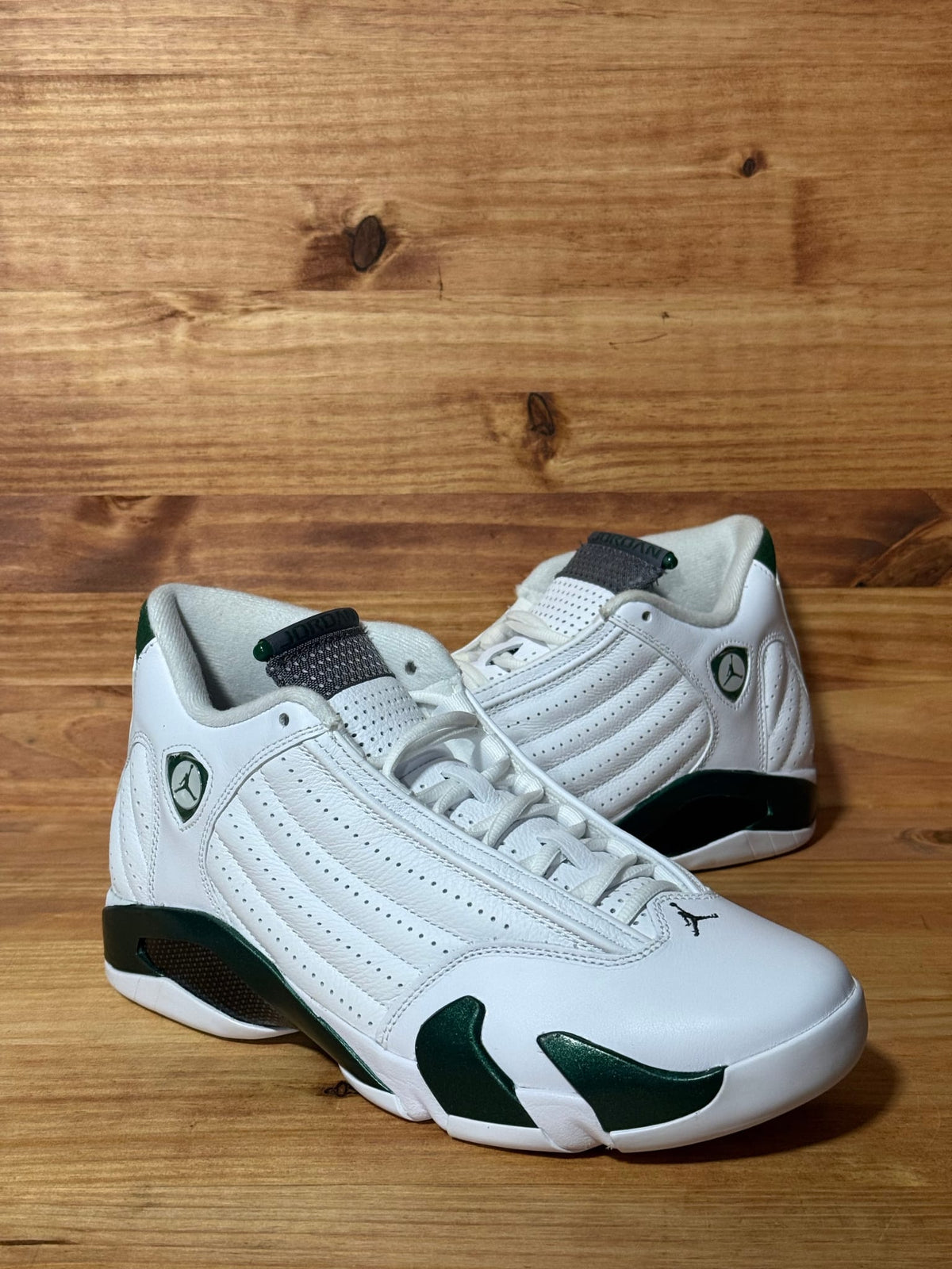 Jordan 14 Retro White Forest Green (2026) - Size 9.5