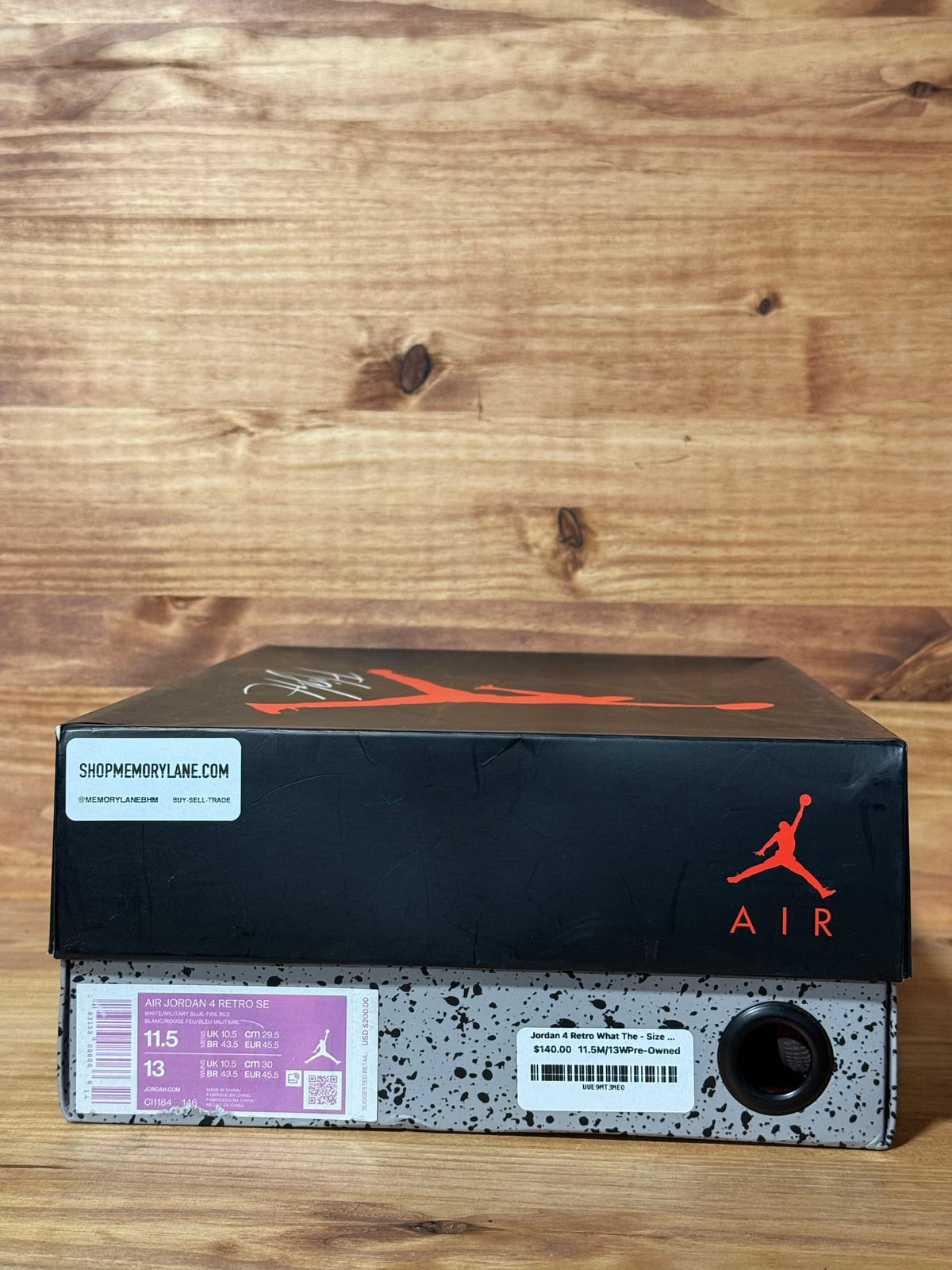 Jordan 4 Retro What The - Size 11.5