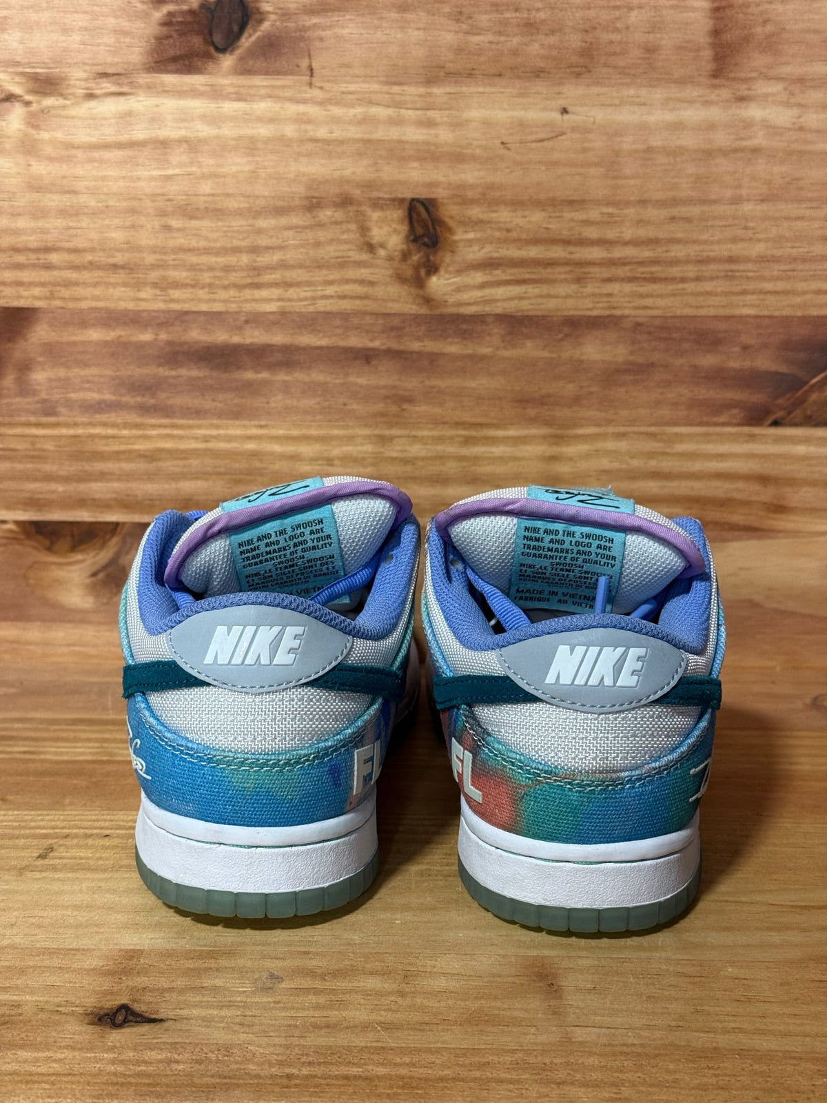 Nike SB Dunk Low Futura Laboratories Bleached Aqua - Size 7W