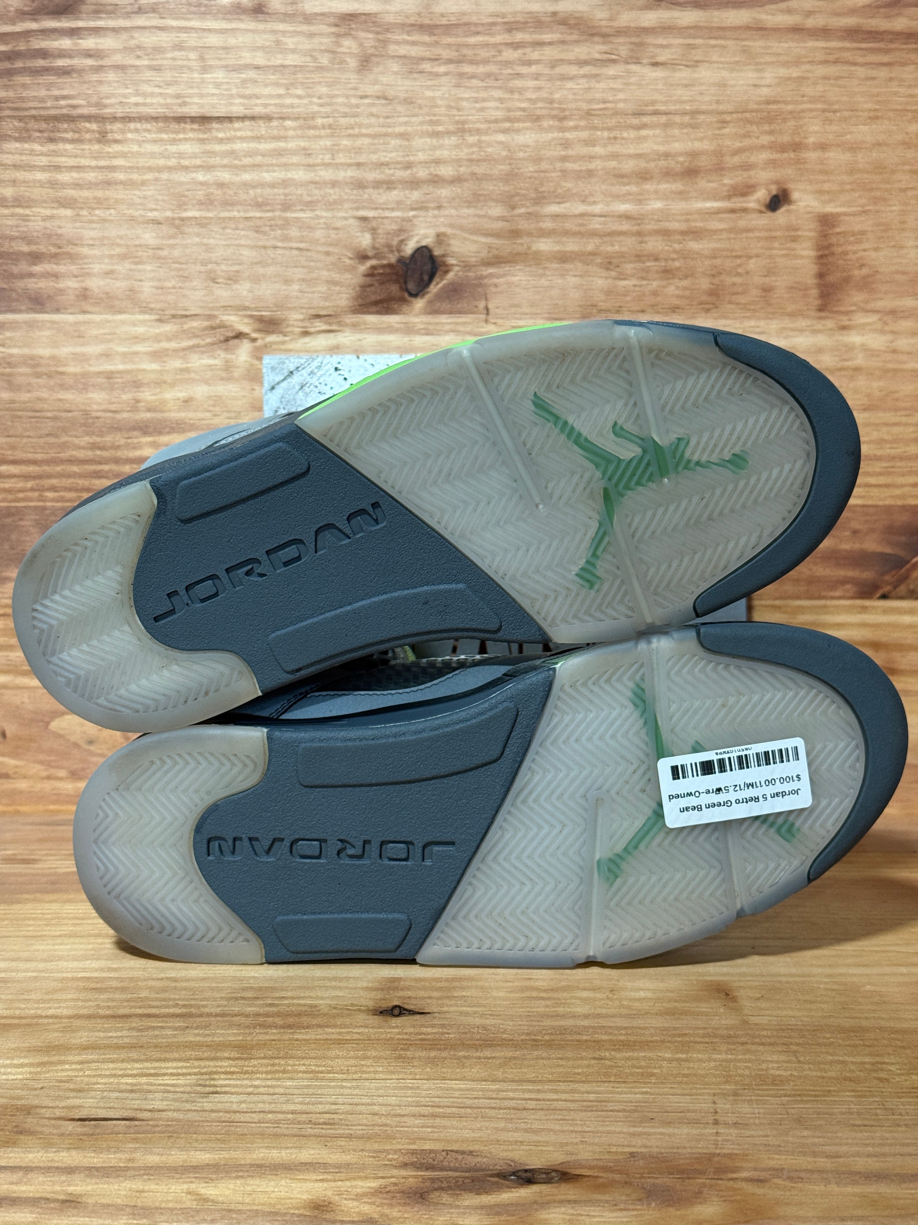 Jordan 5 Retro Green Bean