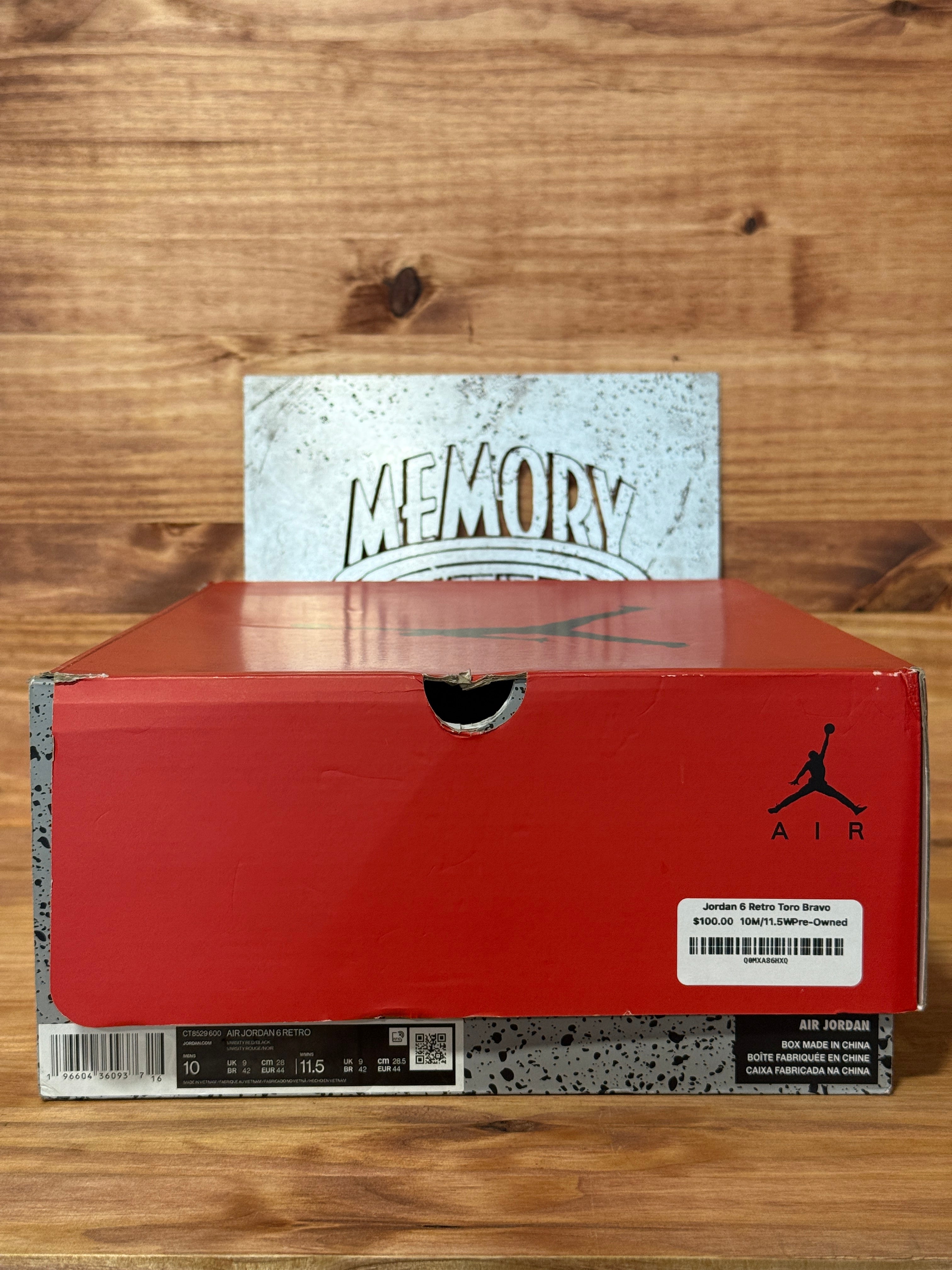 Jordan 6 Retro Toro Bravo