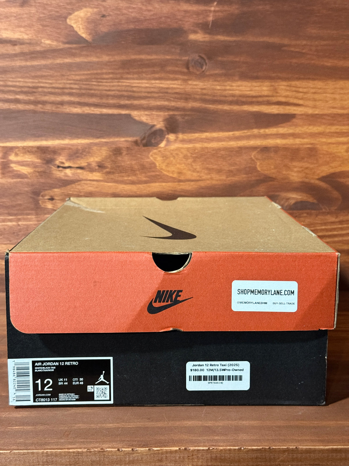 Jordan 12 Retro Taxi (2025) - Size 12