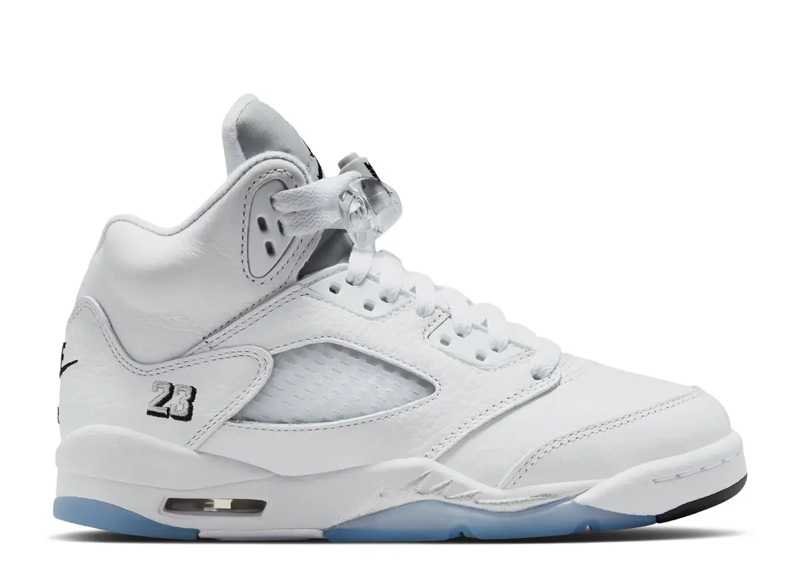Air Jordan 5 Retro GS White Metallic 2026