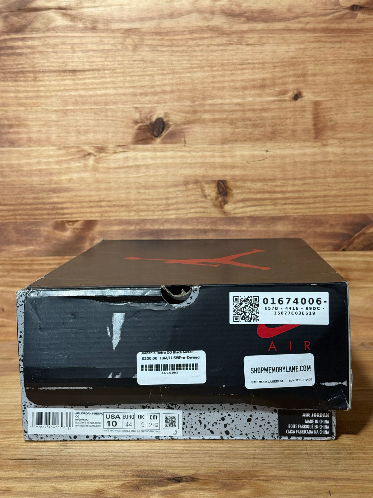 Jordan 5 Retro OG Black Metallic Reimagined