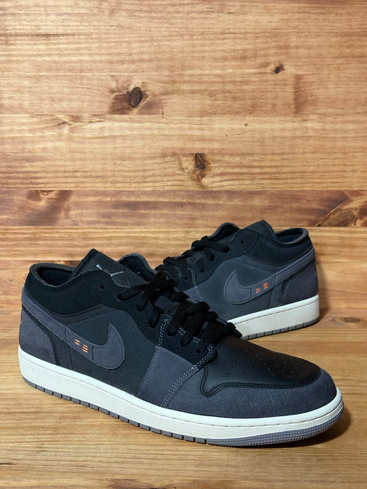 Jordan 1 Low Craft Inside Out Black - Size 13