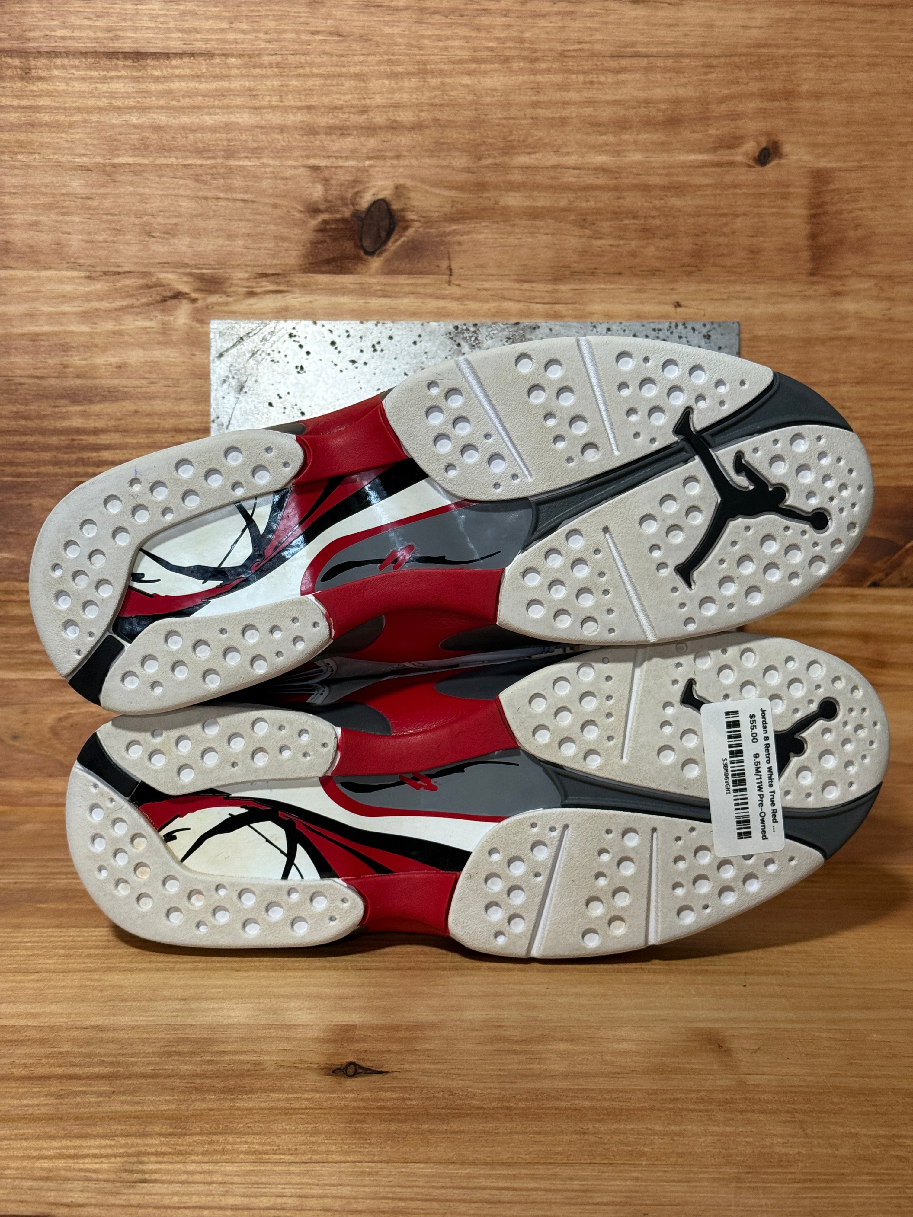 Jordan 8 Retro White True Red (2025)