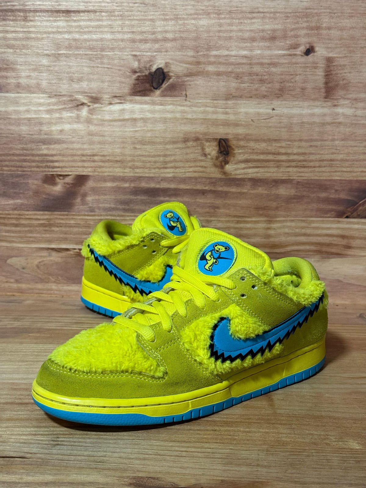 Nike SB Dunk Low Grateful Dead Bears Opti Yellow - Size 9