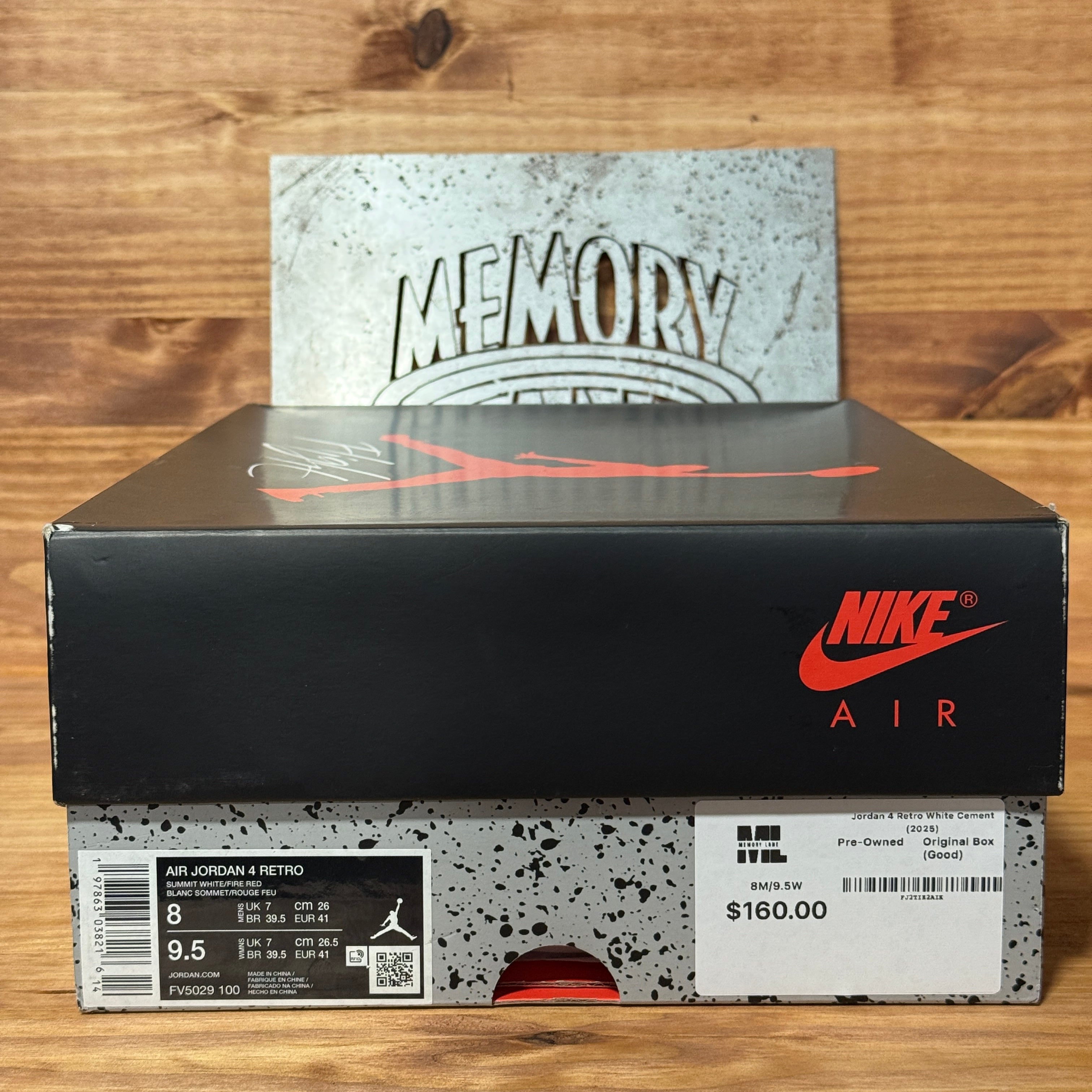Jordan 4 Retro White Cement (2025)