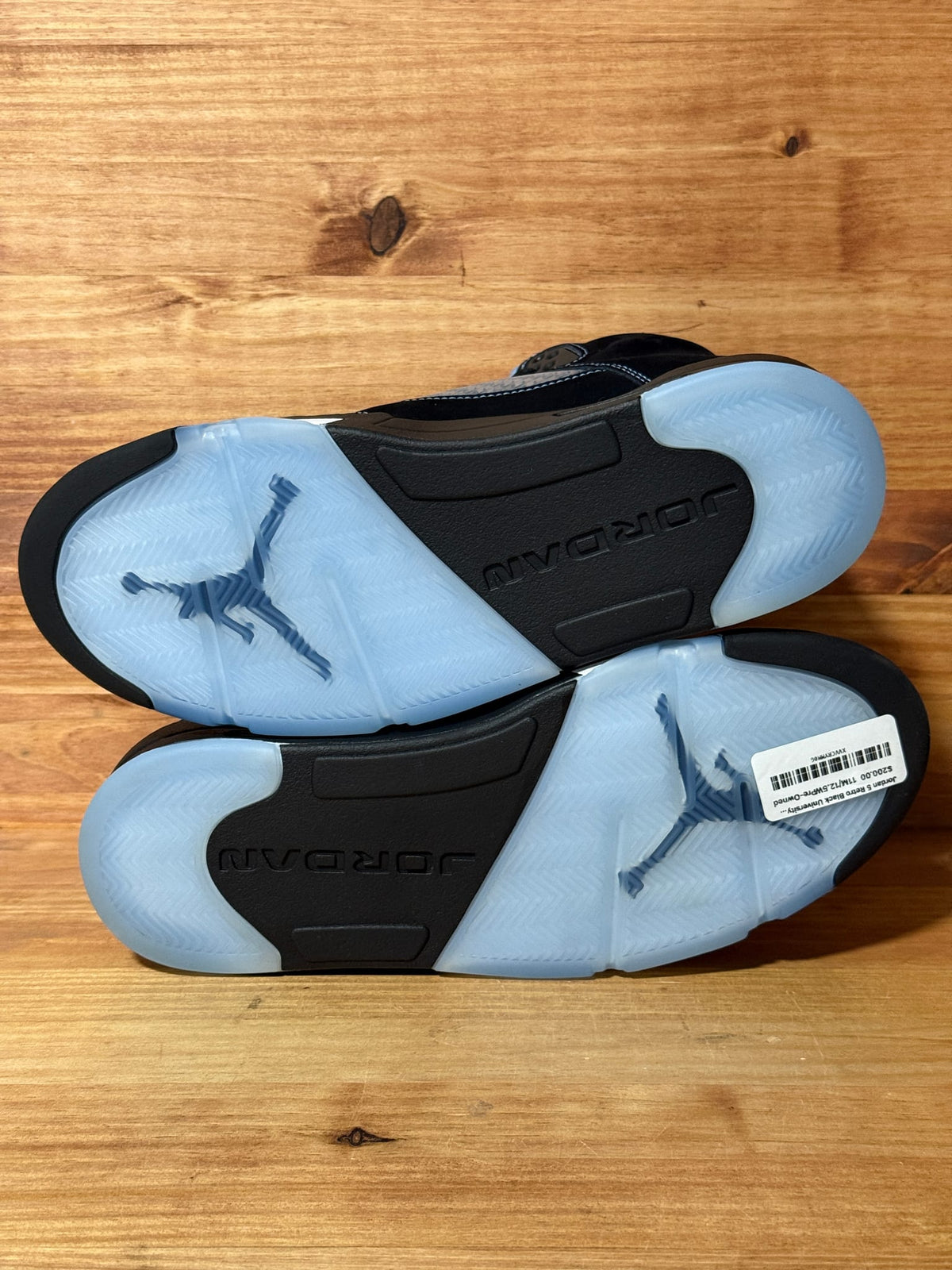 Jordan 5 Retro Black University Blue (2026) - Size 11