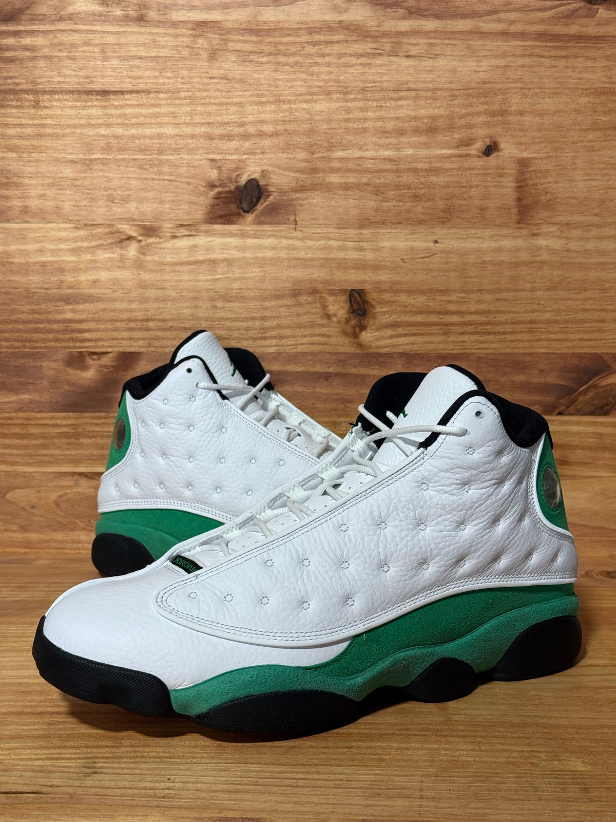 Jordan 13 Retro White Lucky Green