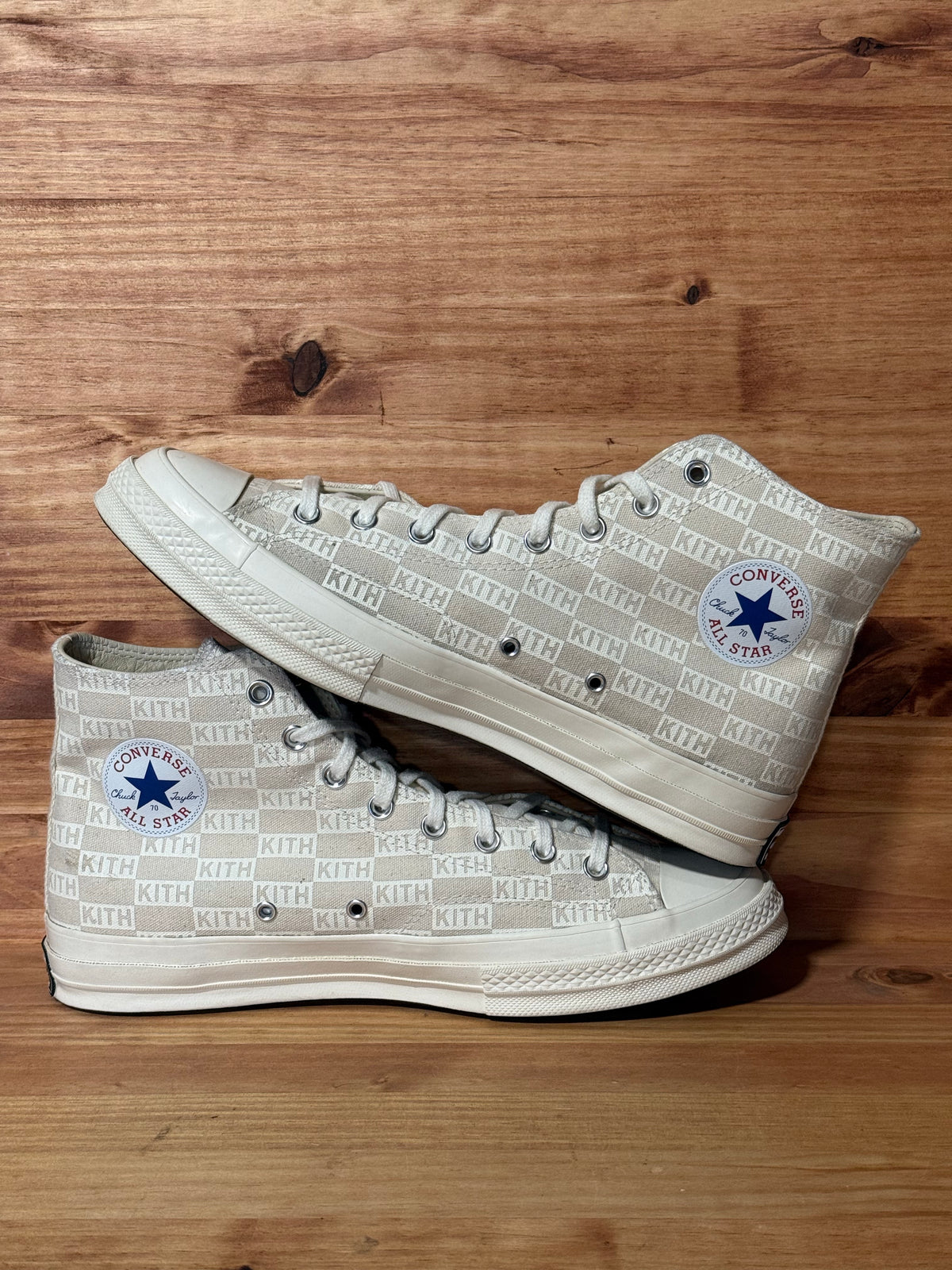 Converse Chuck Taylor All Star 70 Hi Kith Natural Monogram