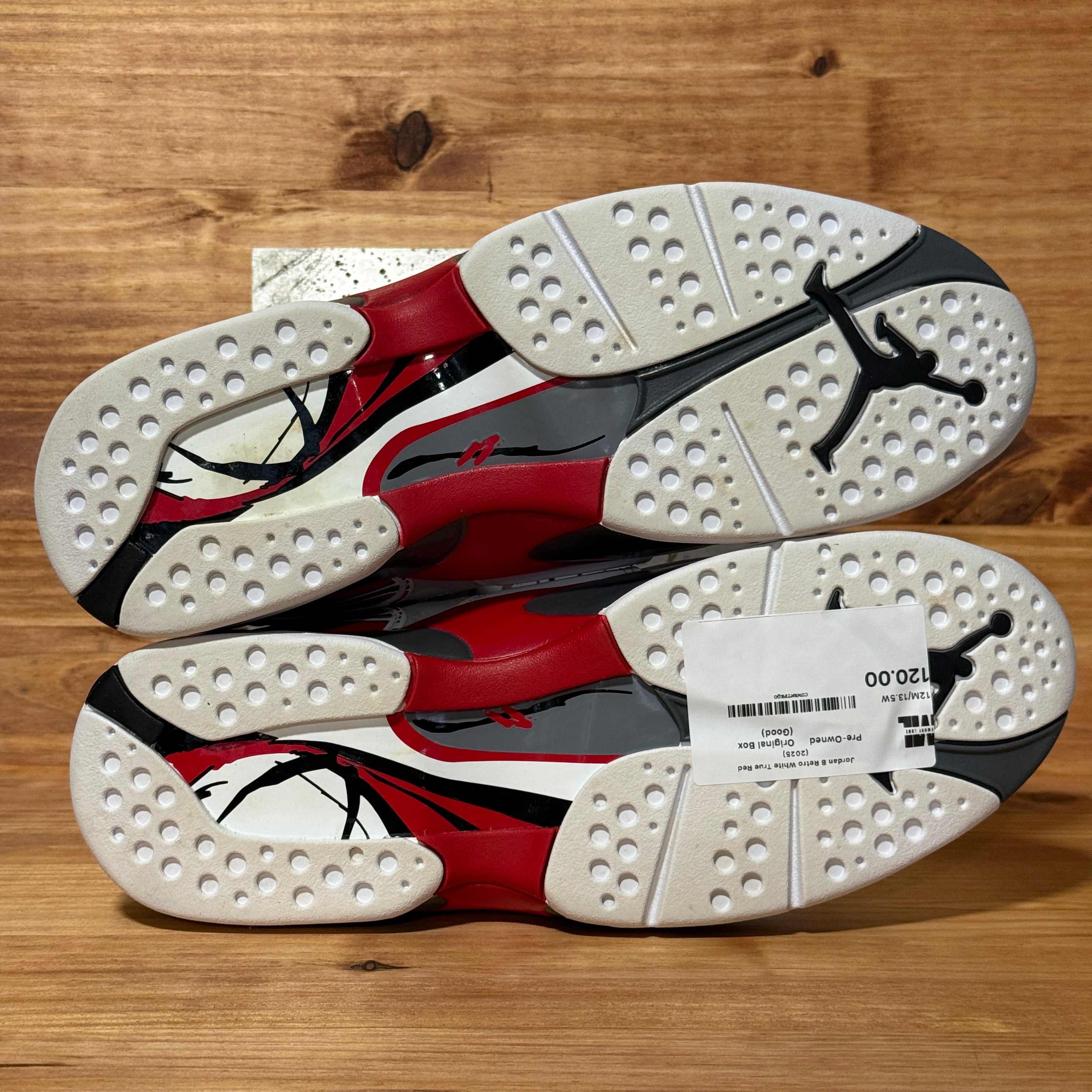 Jordan 8 Retro White True Red (2025)