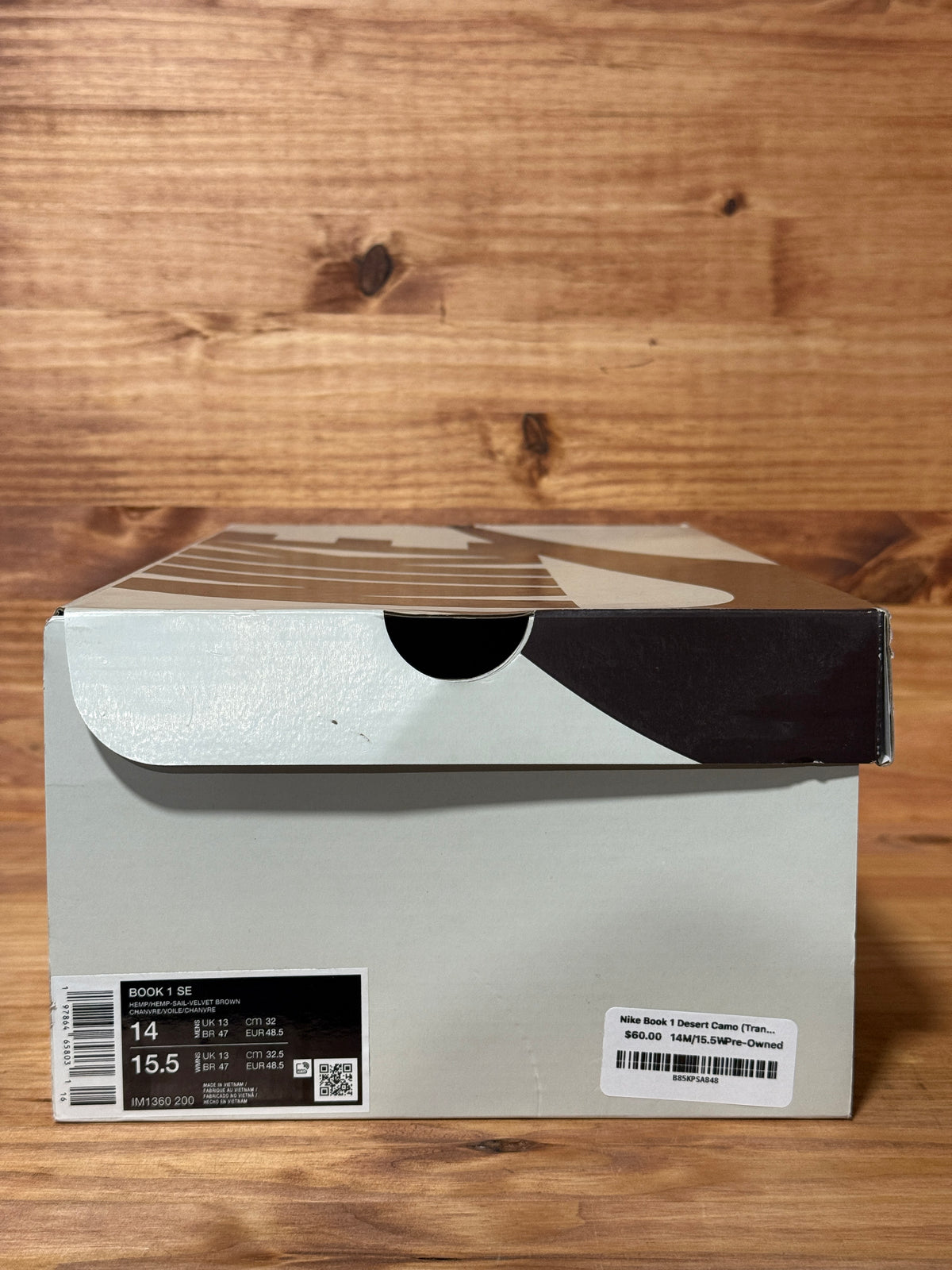Nike Book 1 Desert Camo (Translucent Outsole)