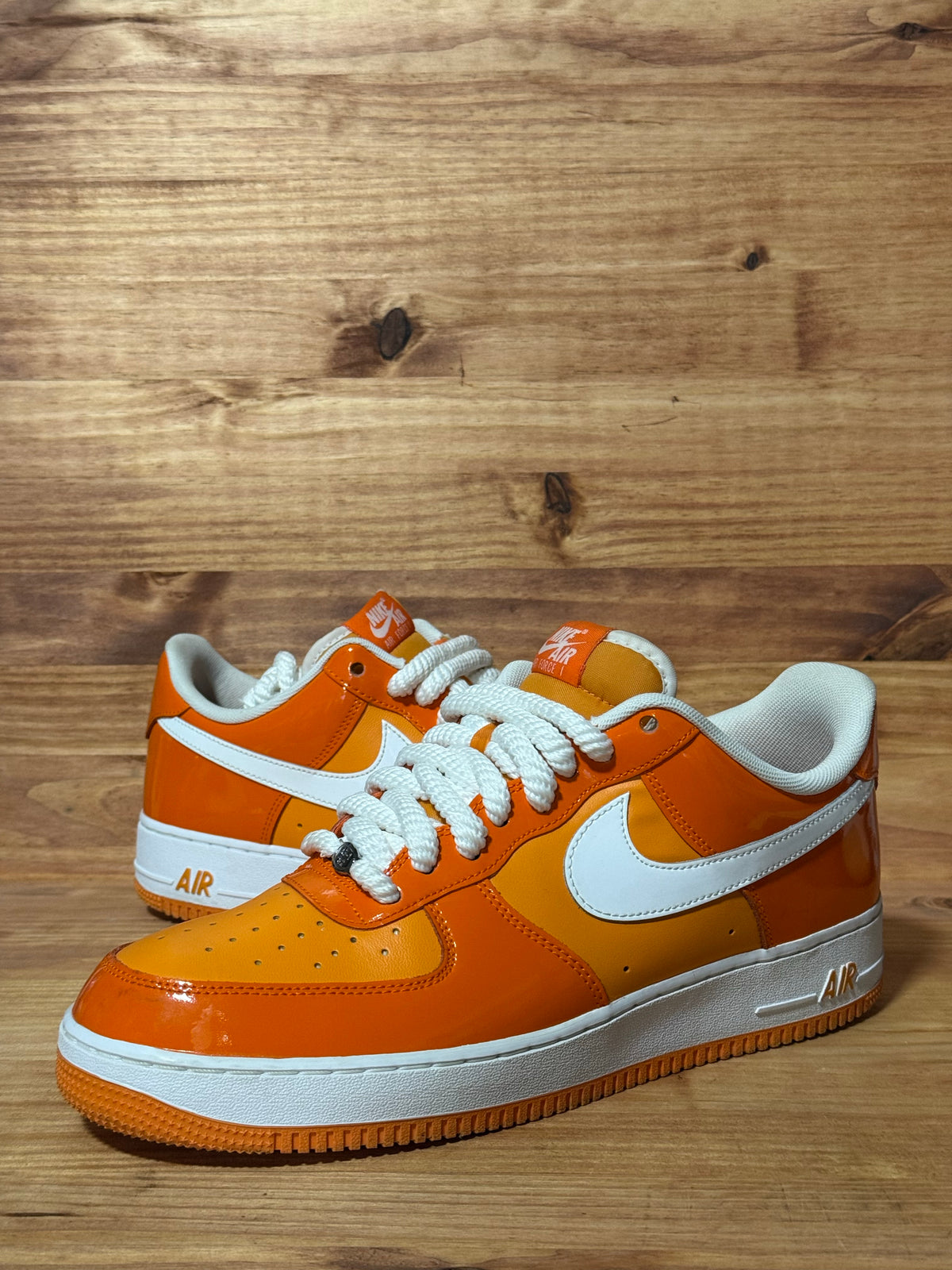 Nike Air Force 1 Low '07 Orange White Patent