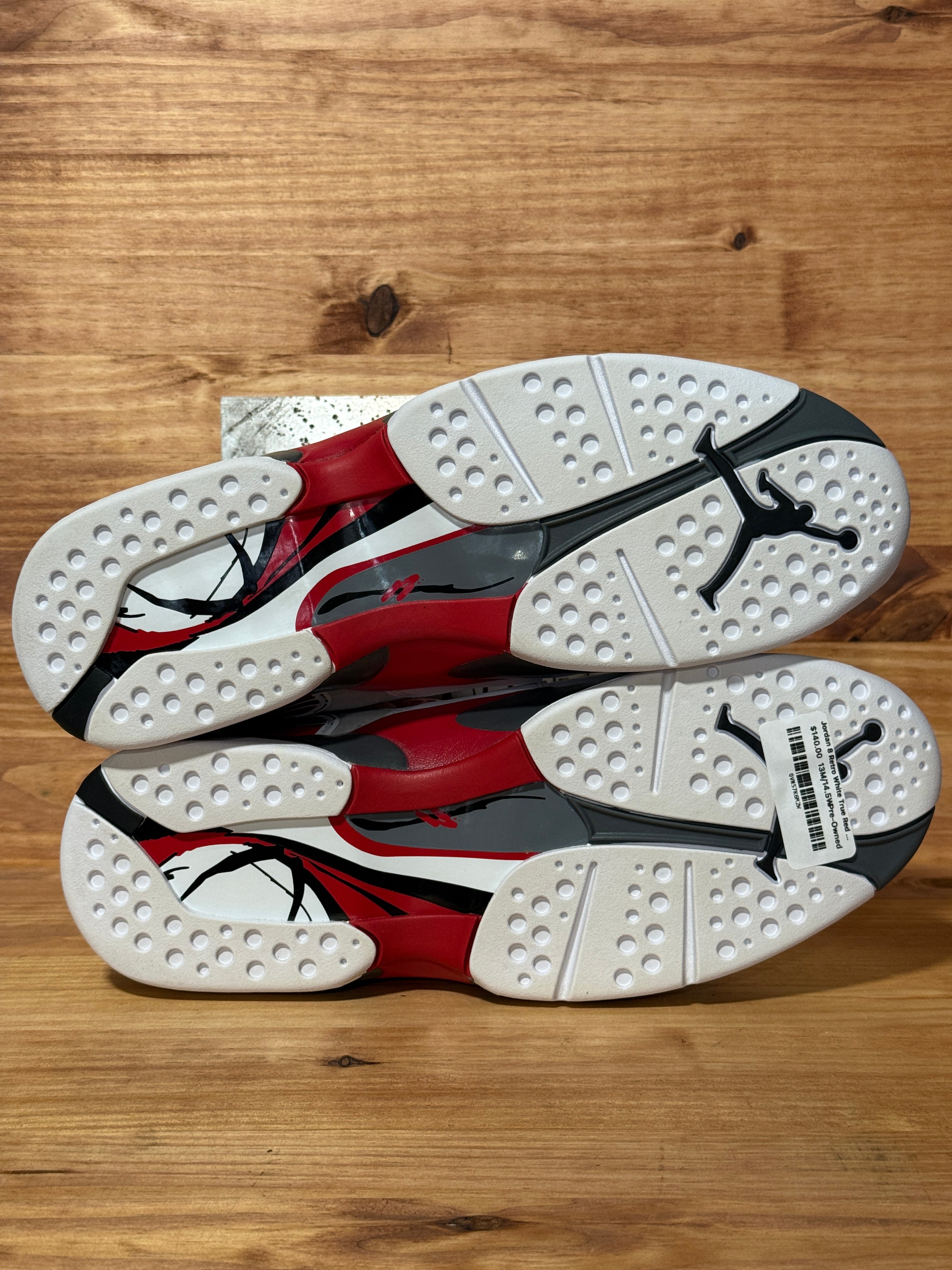 Jordan 8 Retro White True Red (2025)