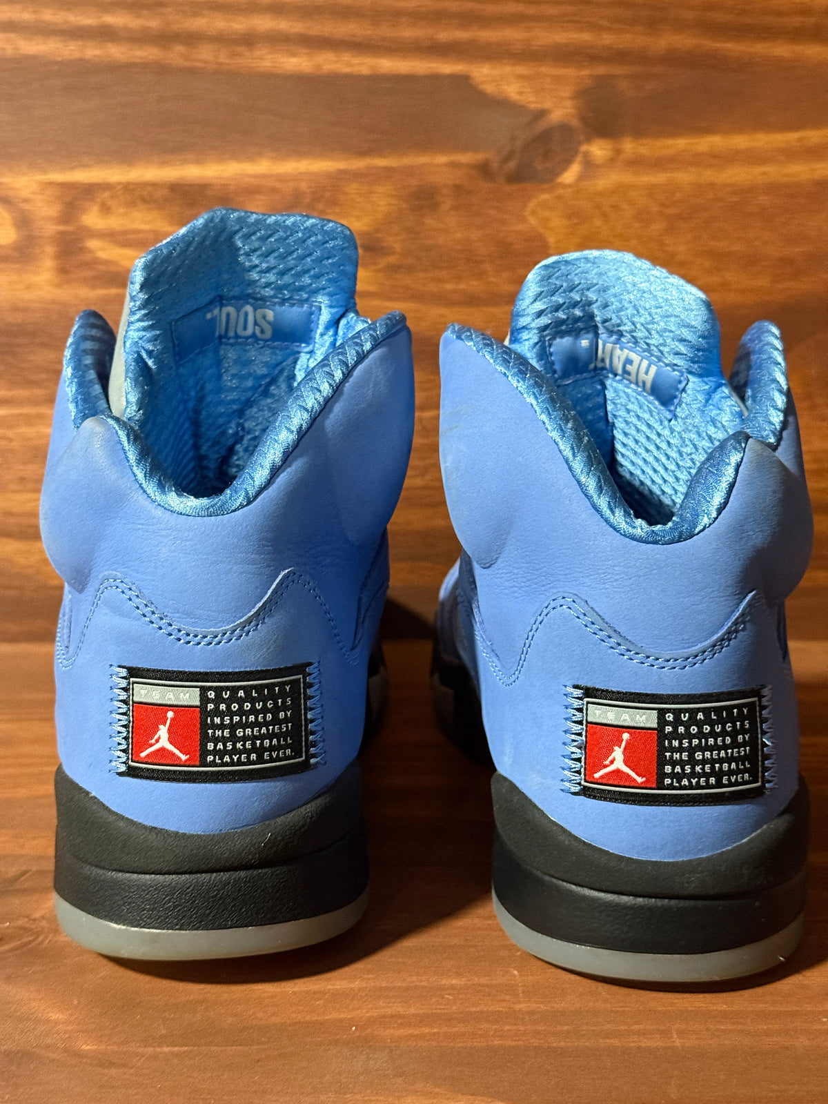 Jordan 5 Retro UNC University Blue - Size 9