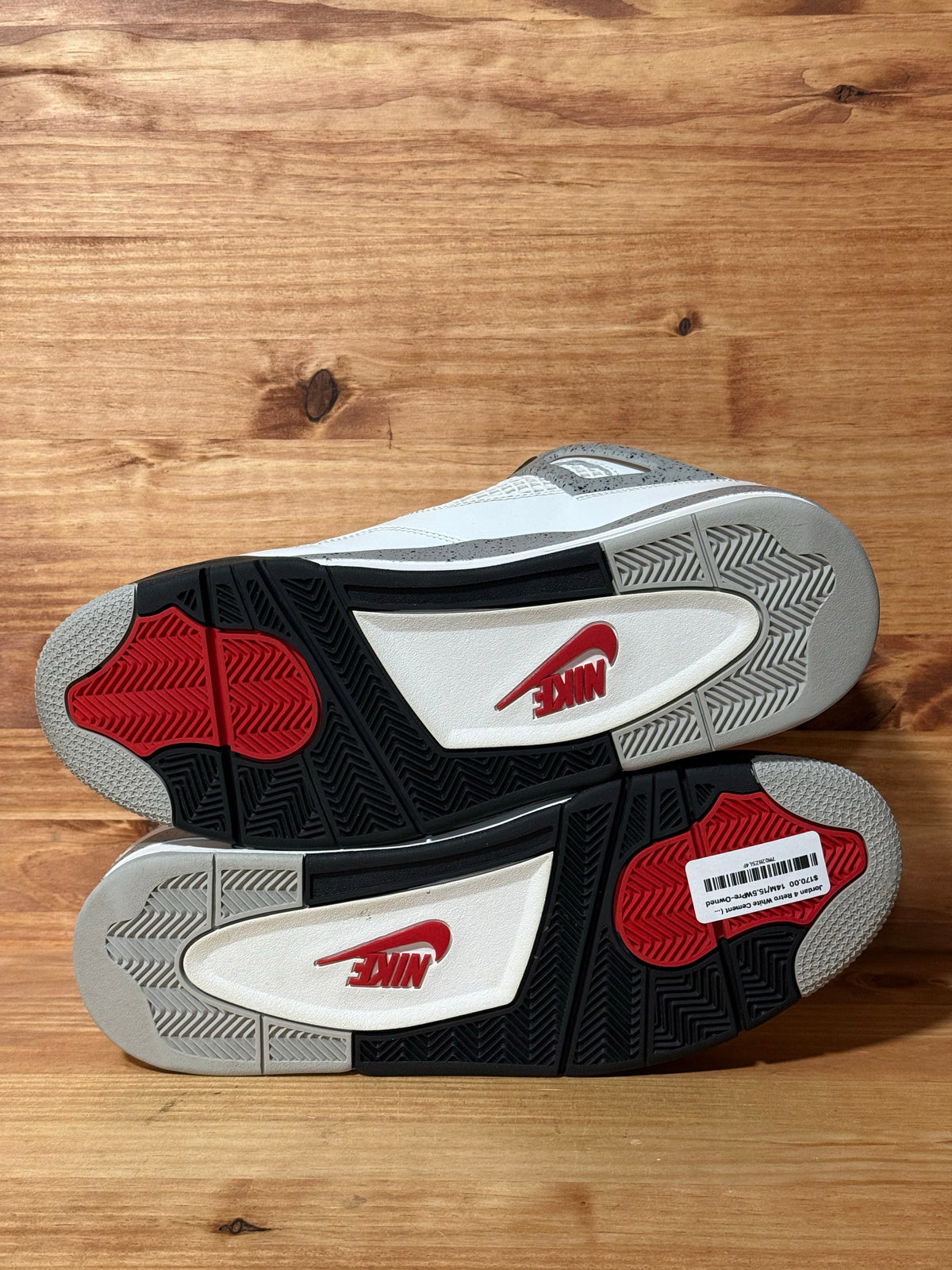 Jordan 4 Retro White Cement (2025) - Size 14