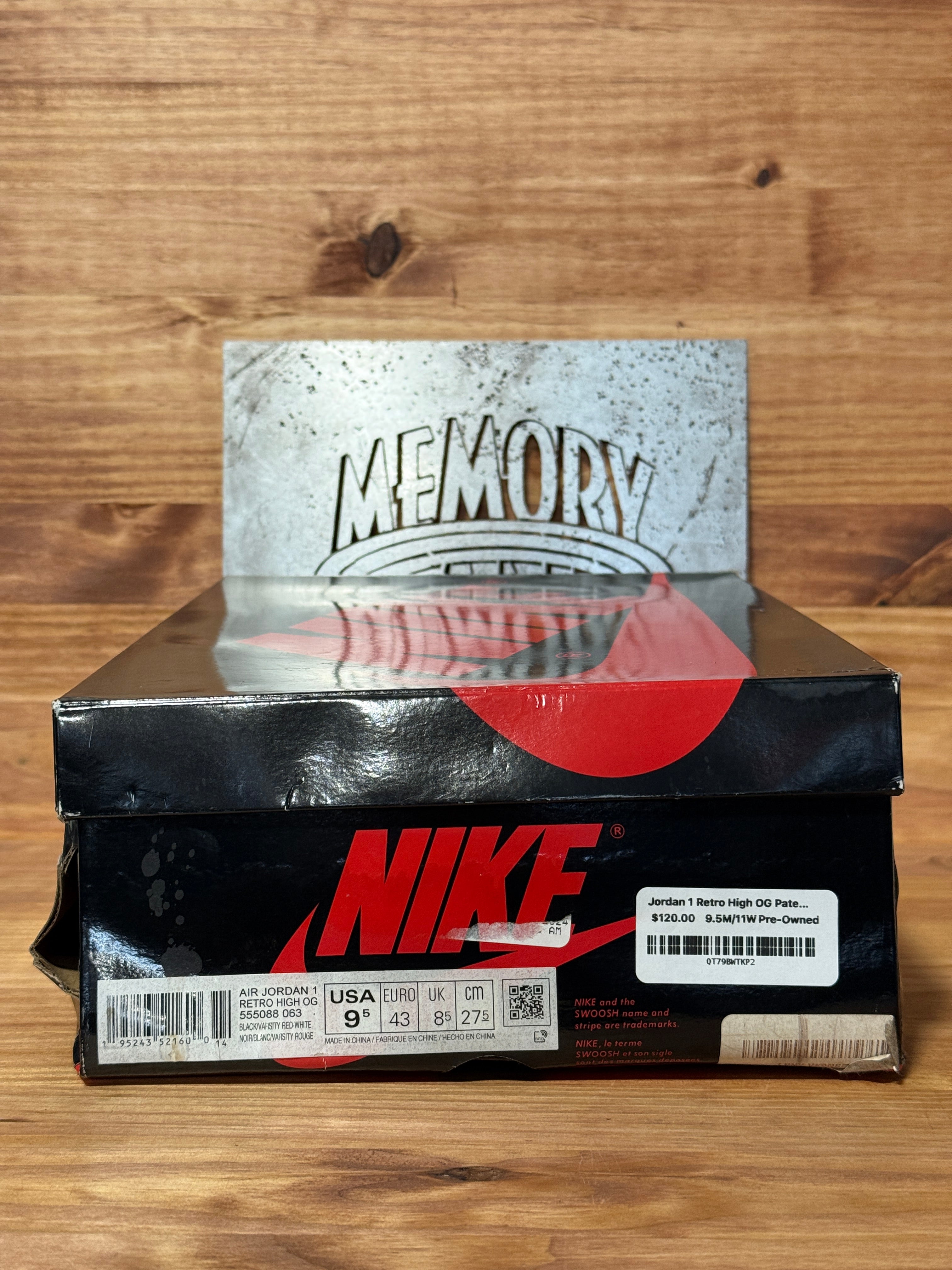 Jordan 1 Retro High OG Patent Bred