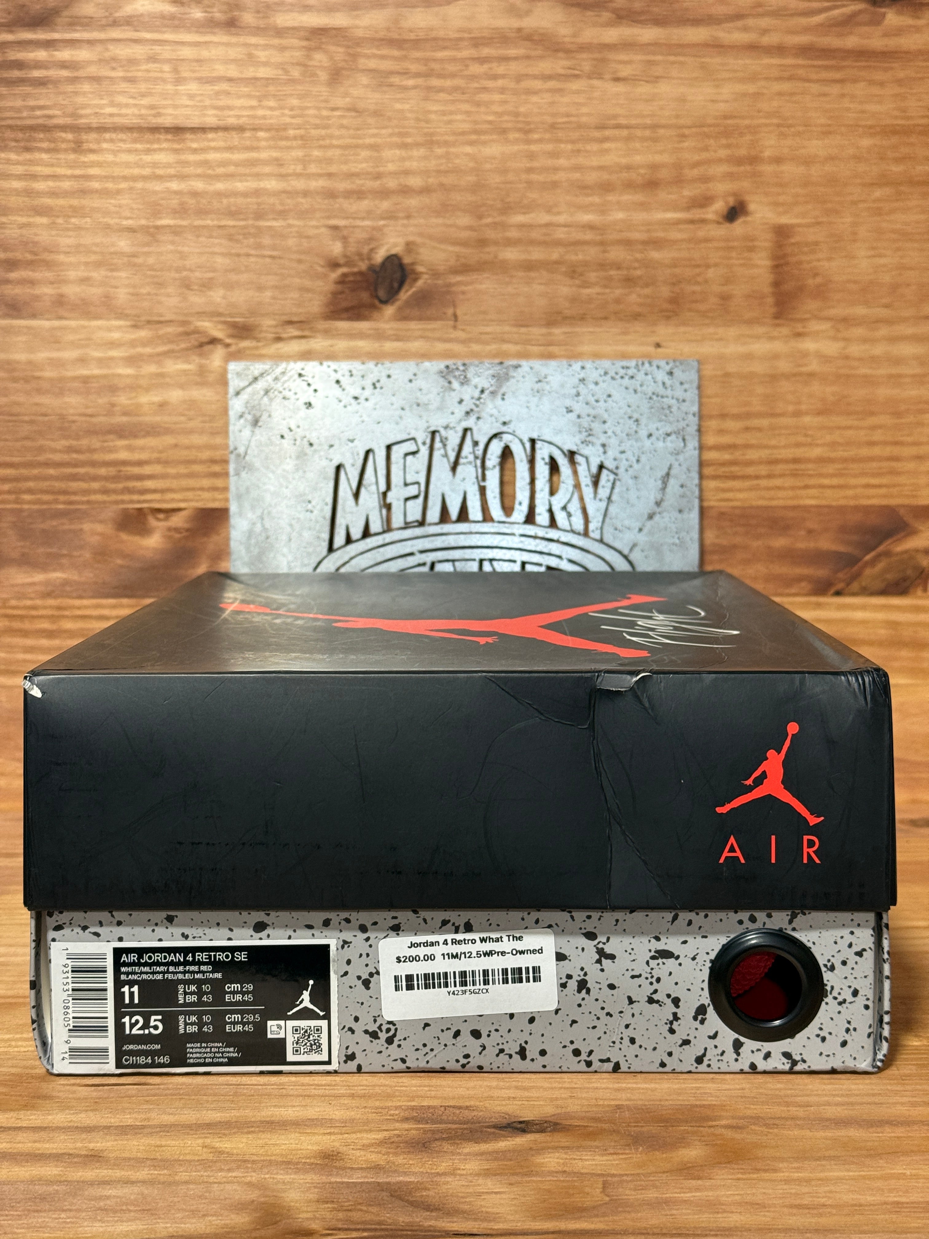 Jordan 4 Retro What The