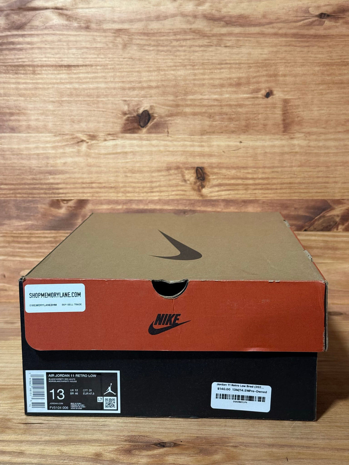 Jordan 11 Retro Low Bred (2025) - Size 13