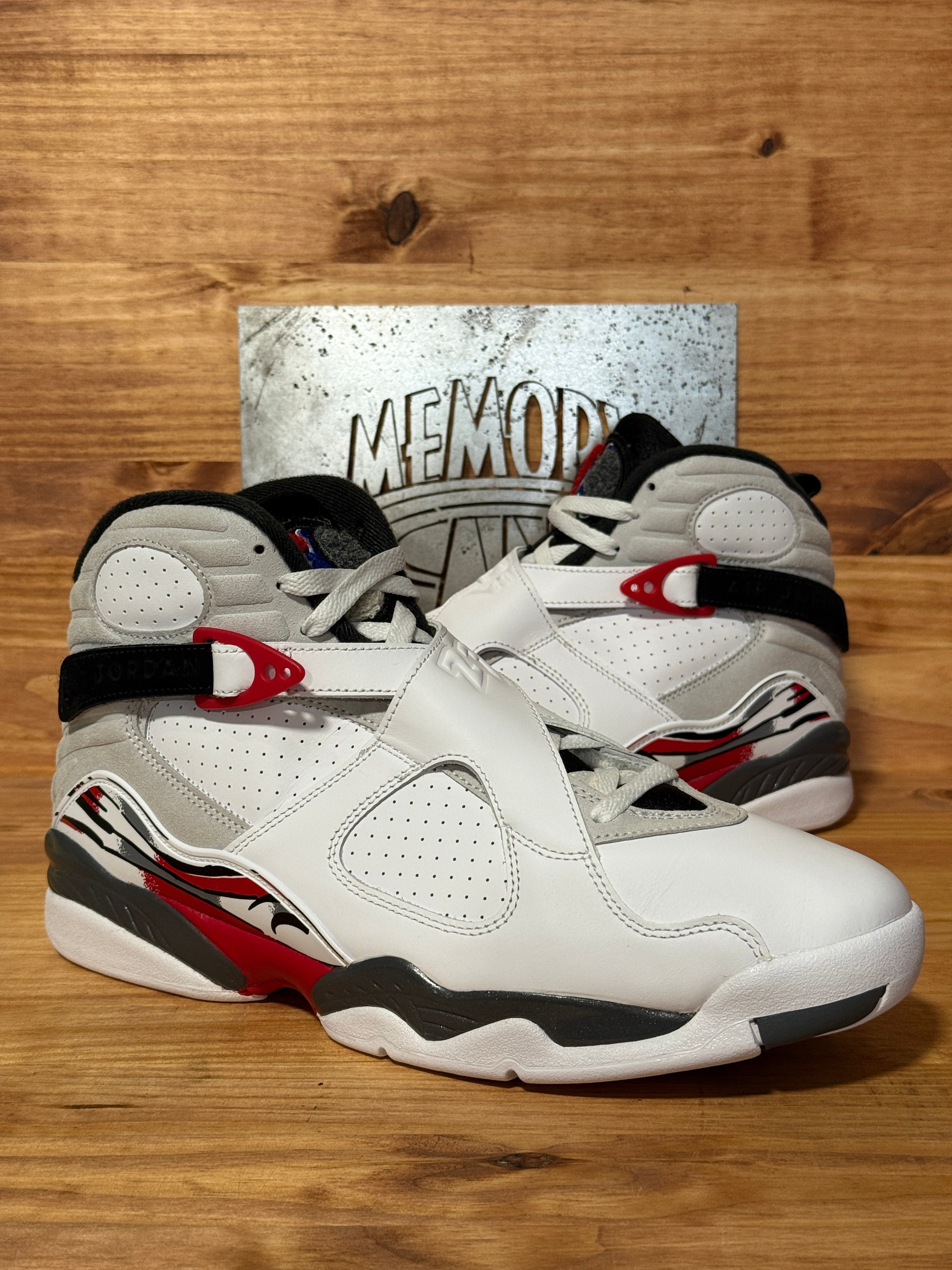 Jordan 8 Retro White True Red (2025)