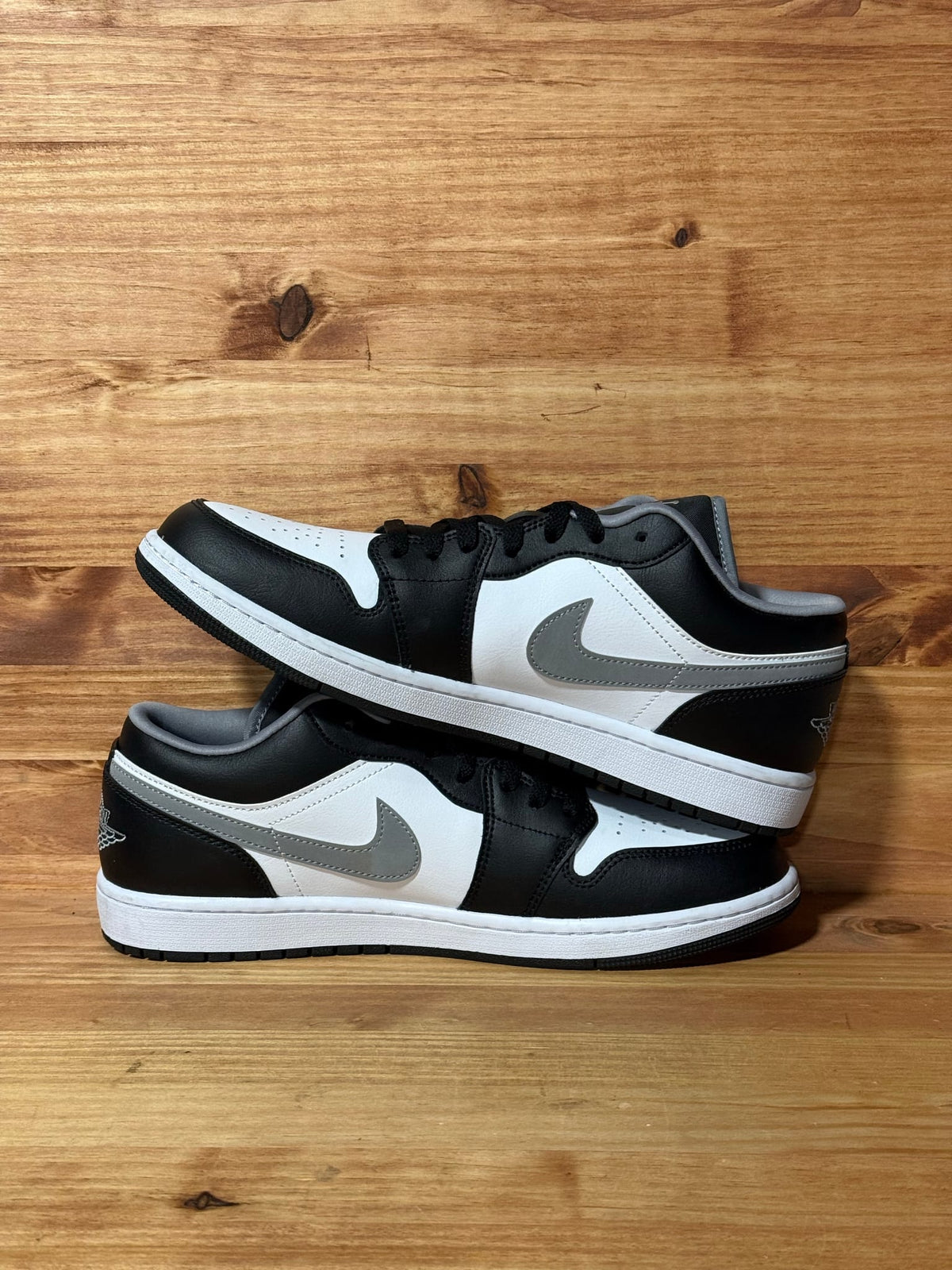 Jordan 1 Low Black White Grey - Size 11