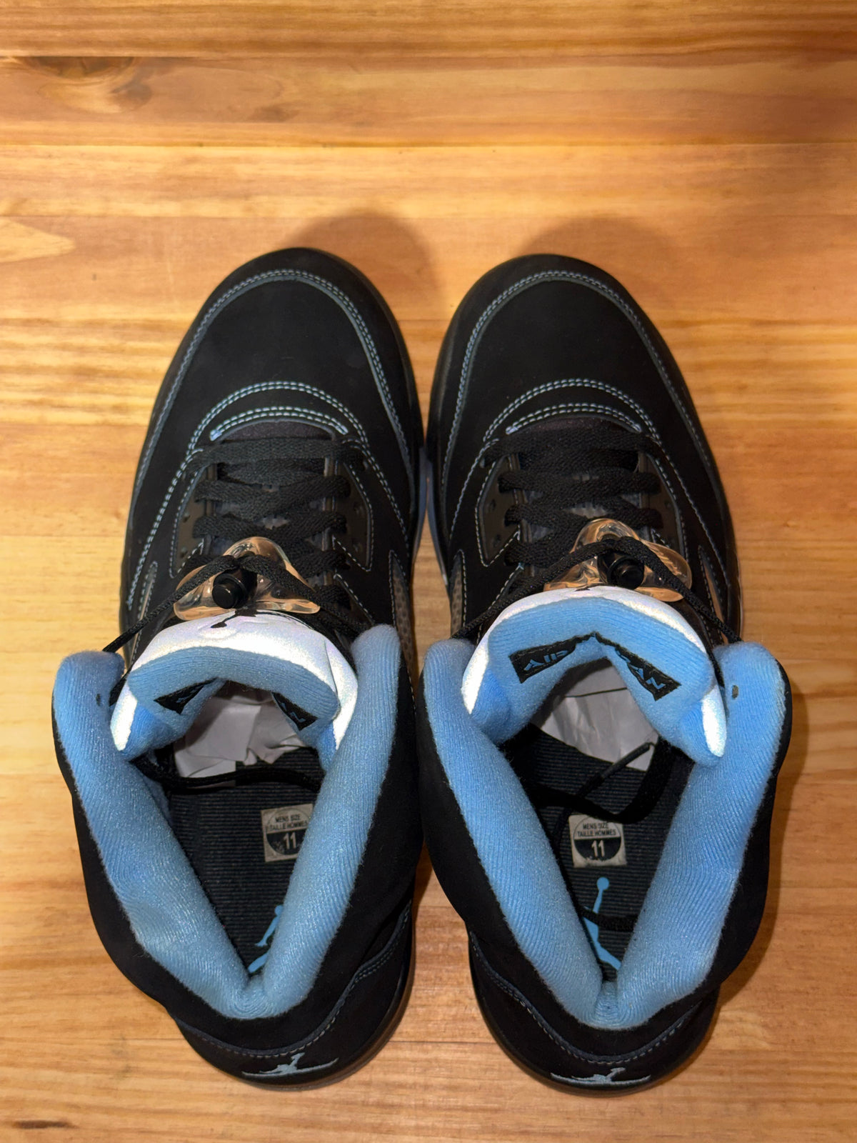 Jordan 5 Retro Black University Blue (2026) - Size 11