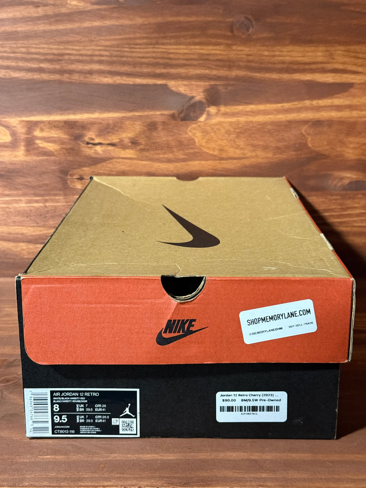 Jordan 12 Retro Cherry (2023) Size 8