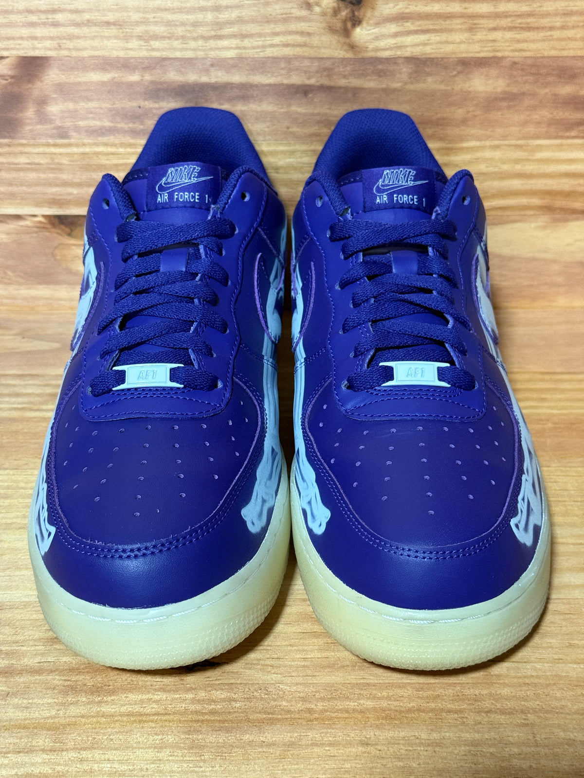 Nike Air Force 1 Low '07 QS Purple Skeleton Halloween (2021)