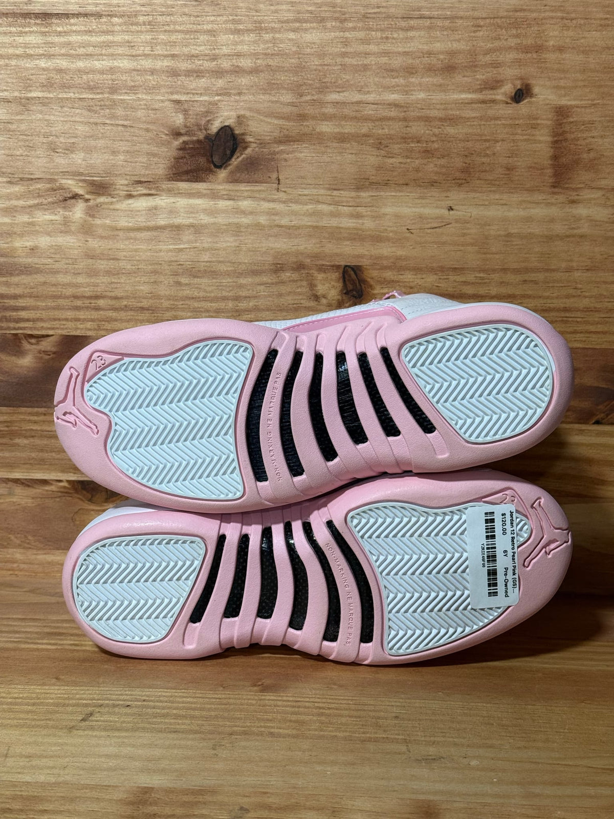 Jordan 12 Retro Pearl Pink (GS) - Size 6Y