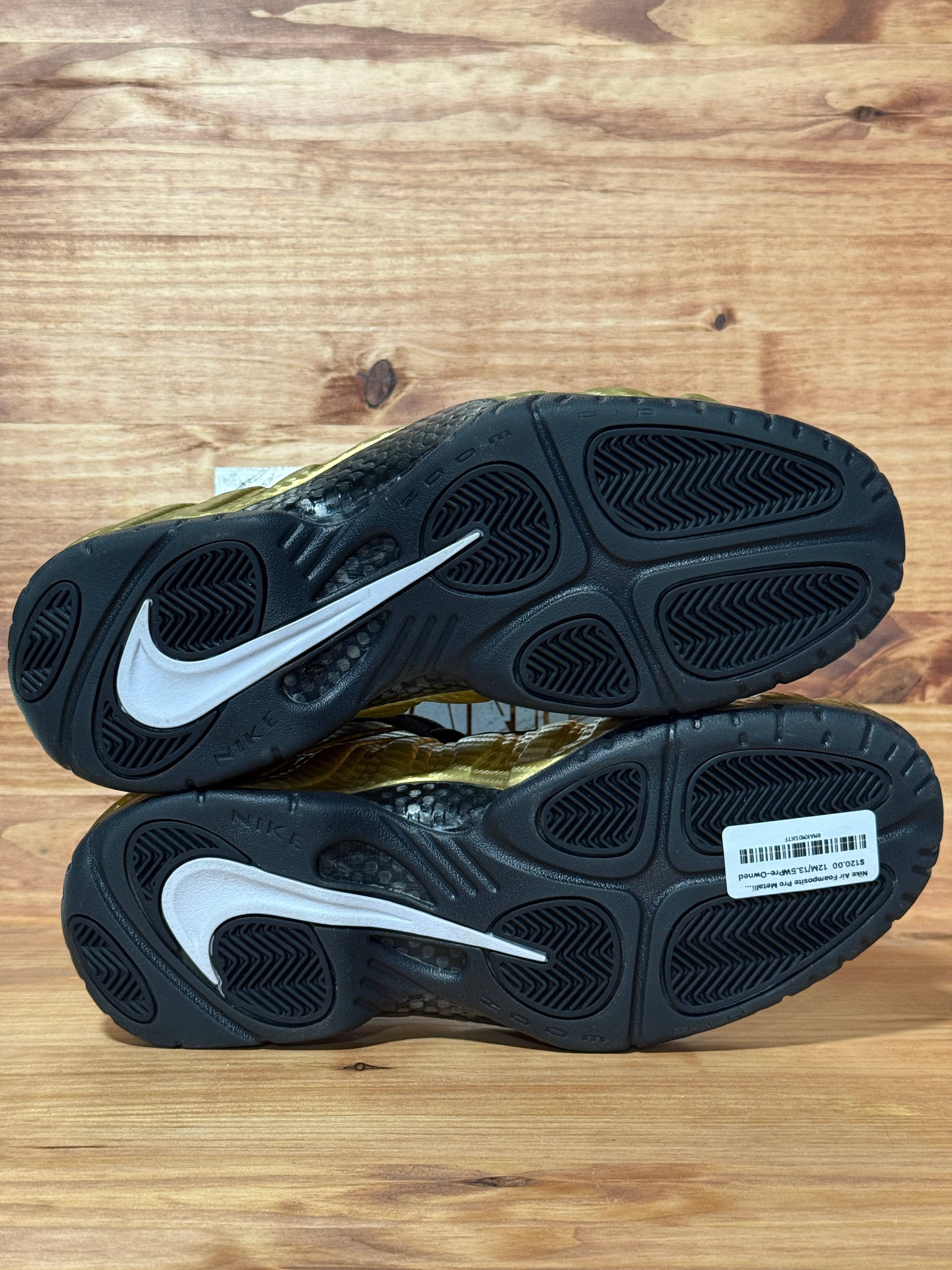 Nike Air Foamposite Pro Metallic Gold