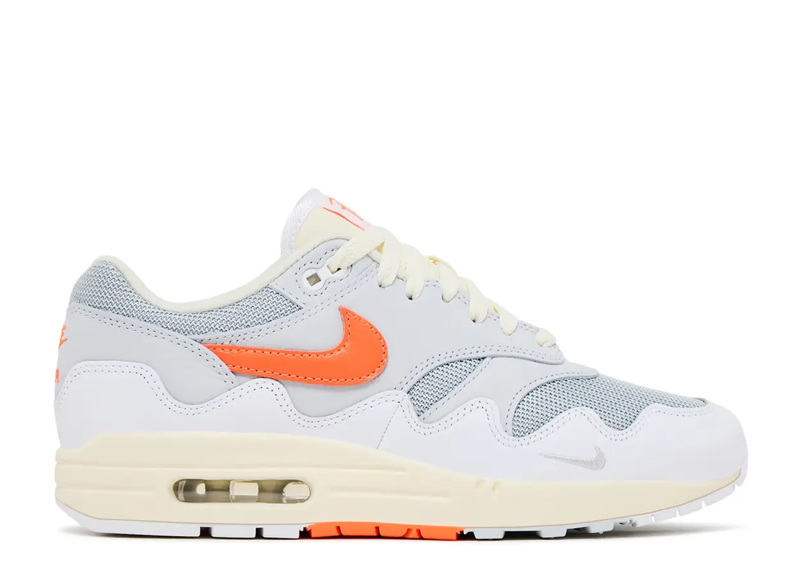 PATTA X AIR MAX 1 WHITE PURE PLATINUM