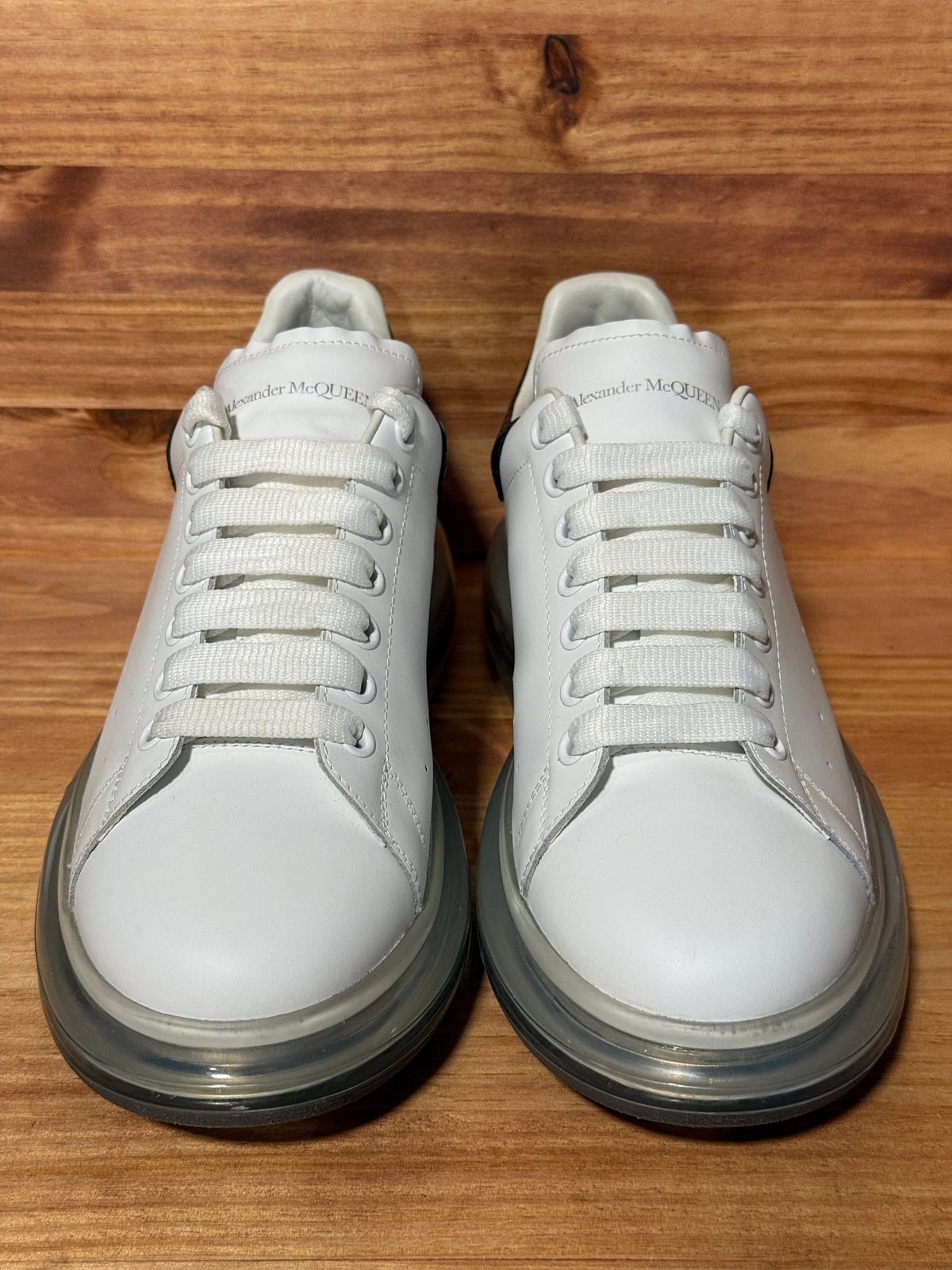 Alexander McQueen Oversized Sneaker 'Transparent Sole - Snakeskin'