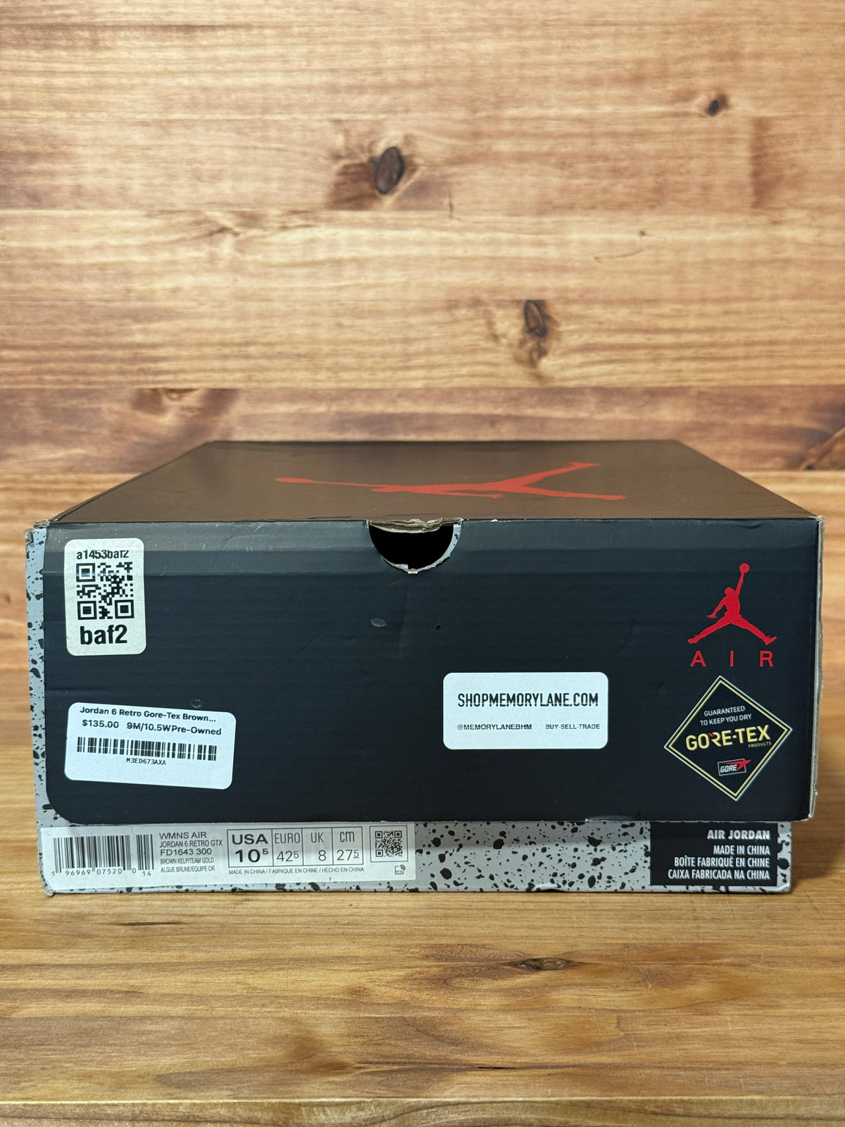 Jordan 6 Retro Gore-Tex Brown Kelp (Women's)
