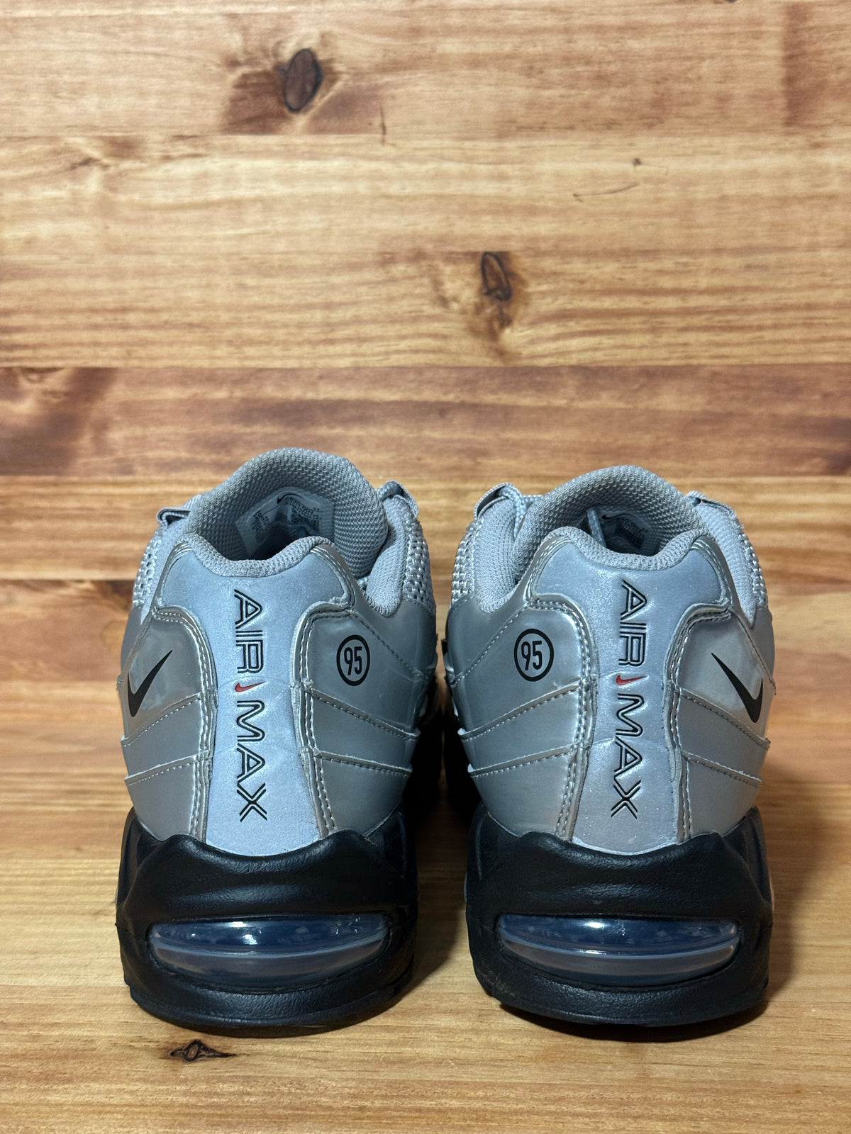 Nike Air Max 95 SE Big Bubble Total 90 Metallic Silver - Size 10