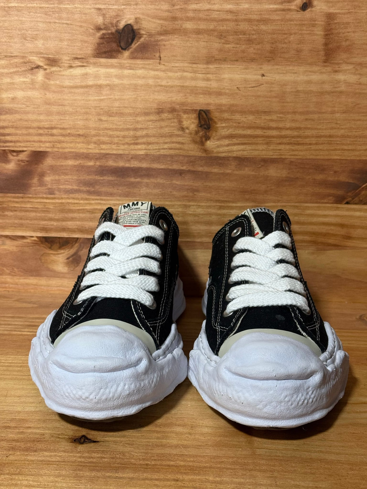 Maison Mihara Yasuhiro Hank OG Sole Canvas Low Black - Size 9