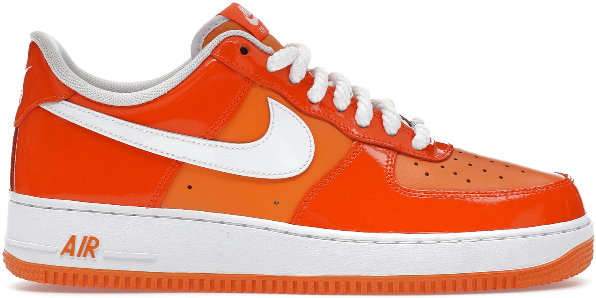 Nike Air Force 1 Low '07 Orange White Patent
